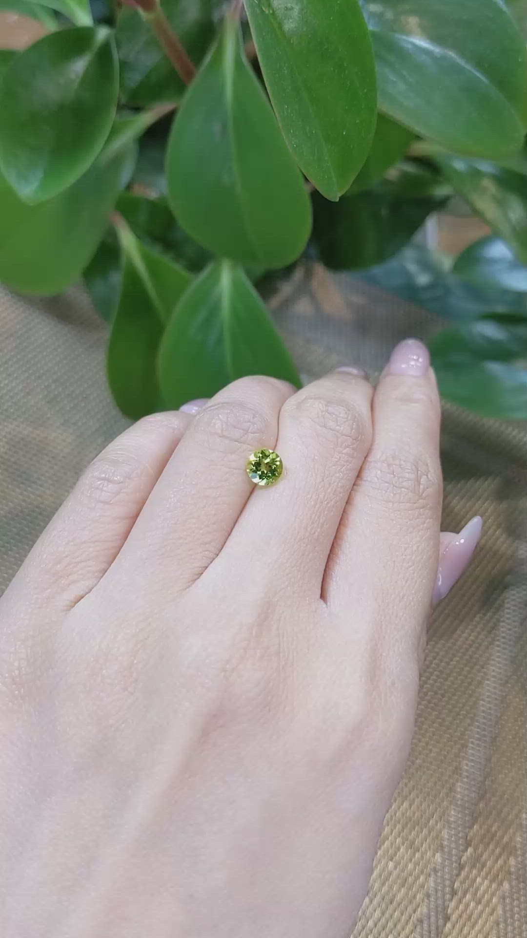 1.02 Ct. Peridot from Pakistan Size Video