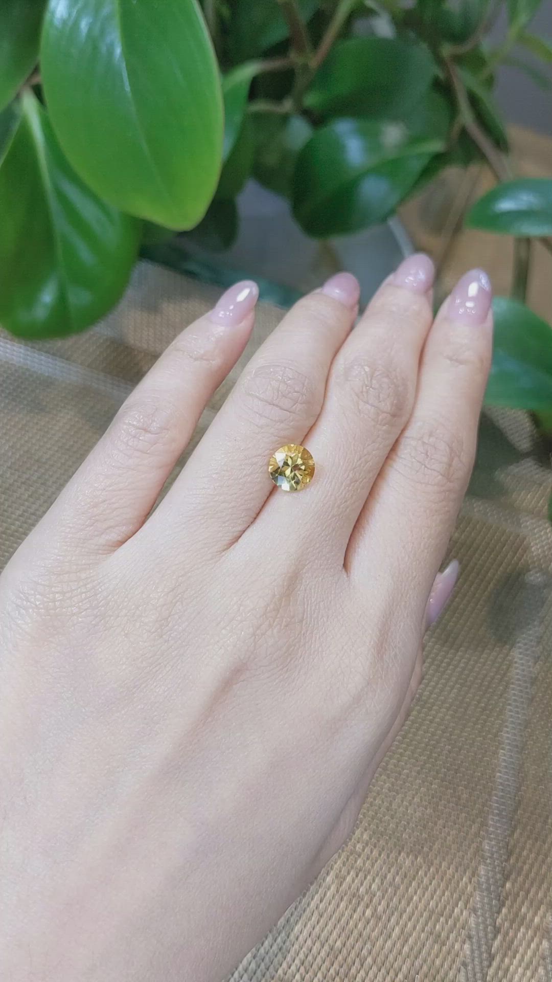 1.75 Ct. Citrine from Brazil Size Video