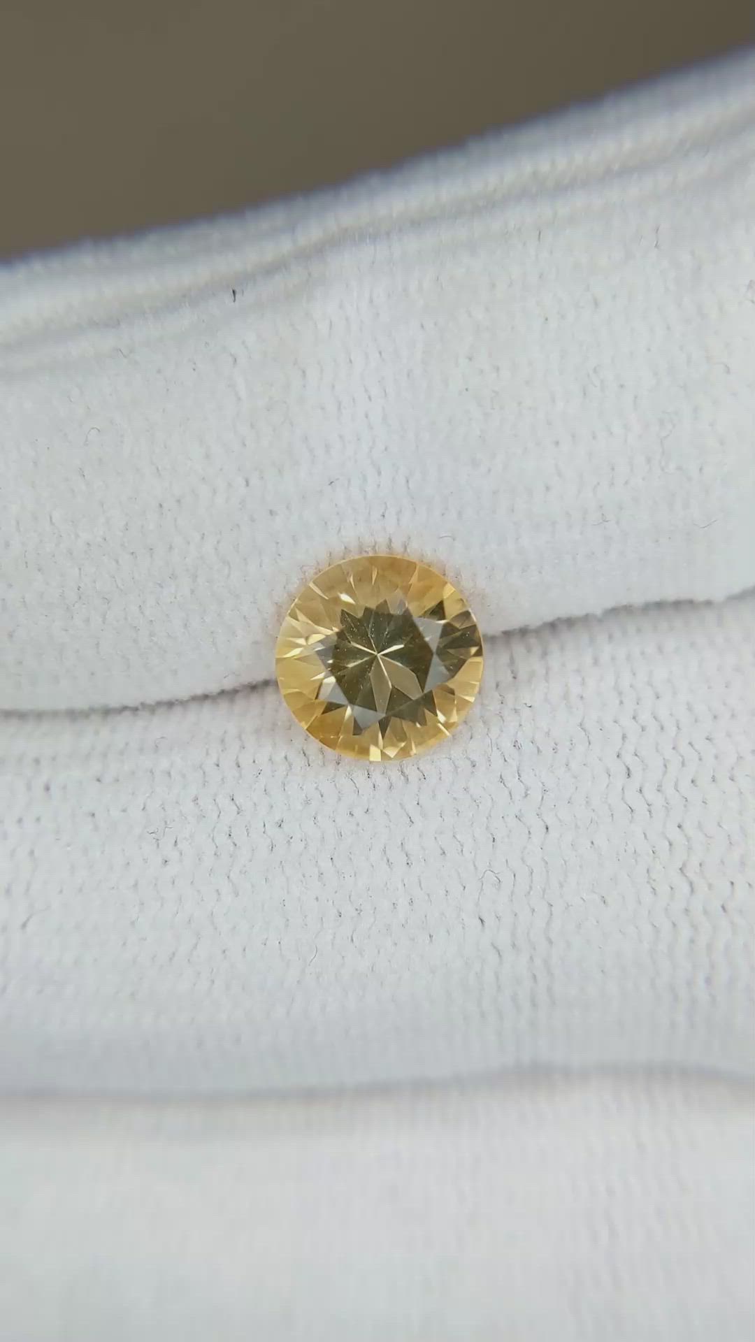 1.64 Ct. Citrine from Brazil Size Video