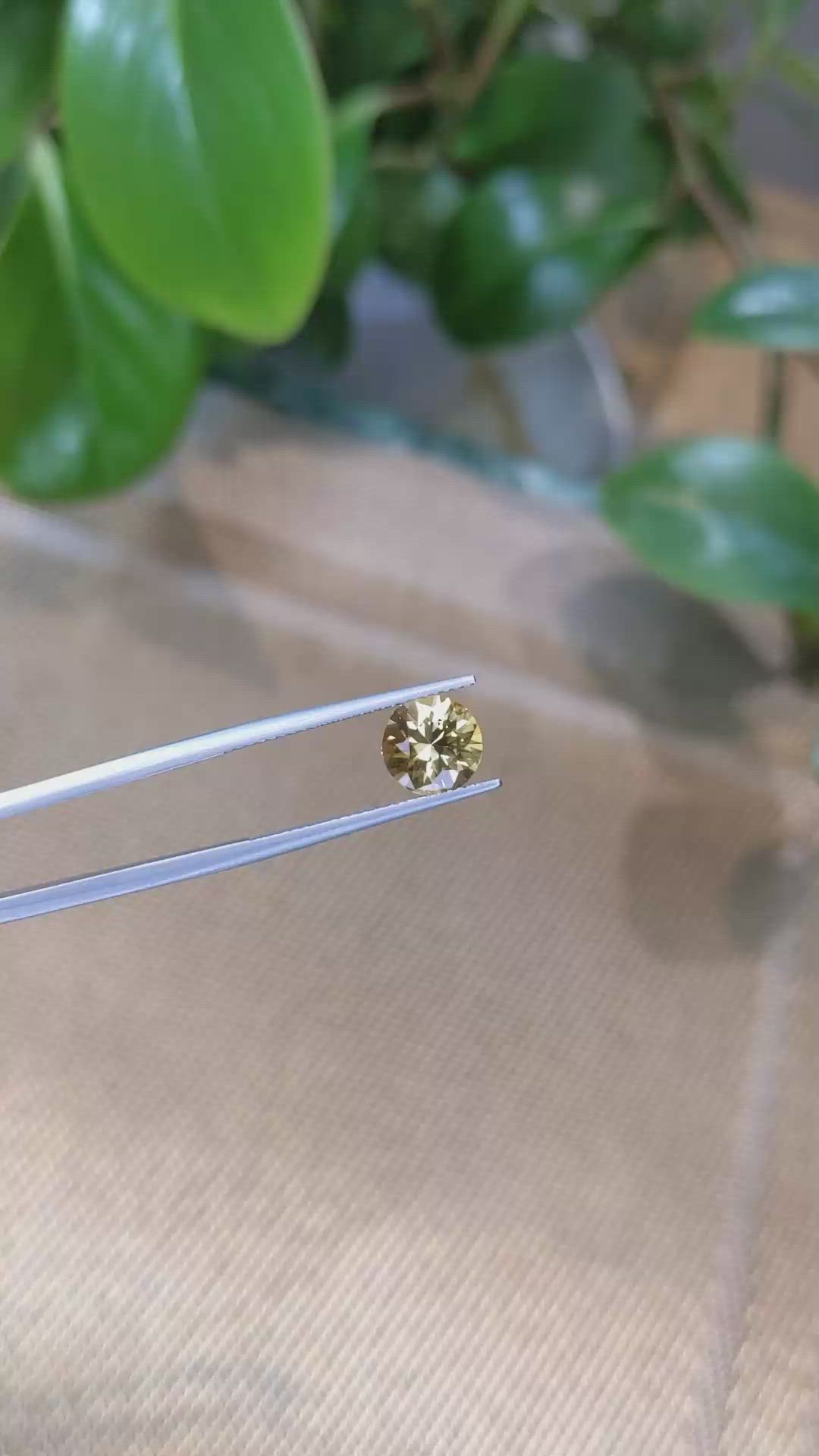 1.64 Ct. Citrine from Brazil Size Video