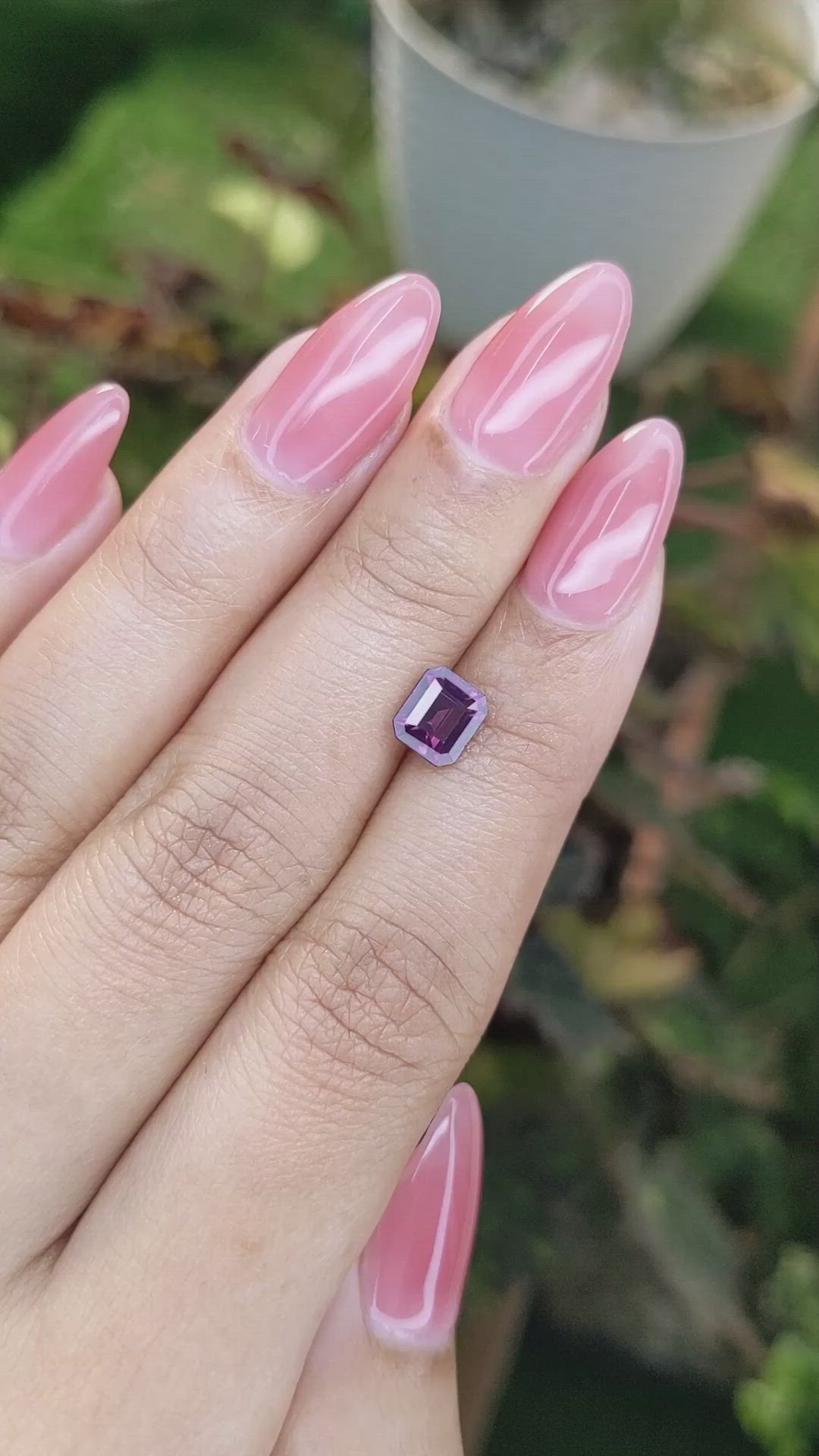 1.30 Ct. Spinel from Ceylon (Sri Lanka) Size Video