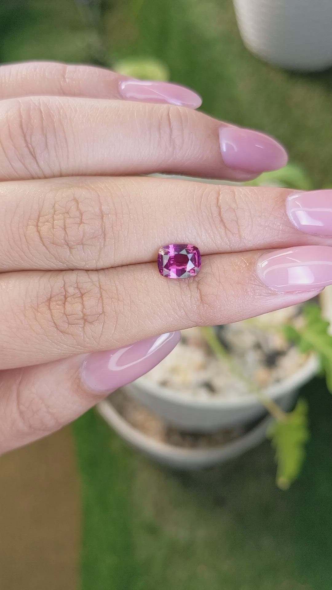 1.42 Ct. Spinel from Ceylon (Sri Lanka) Size Video