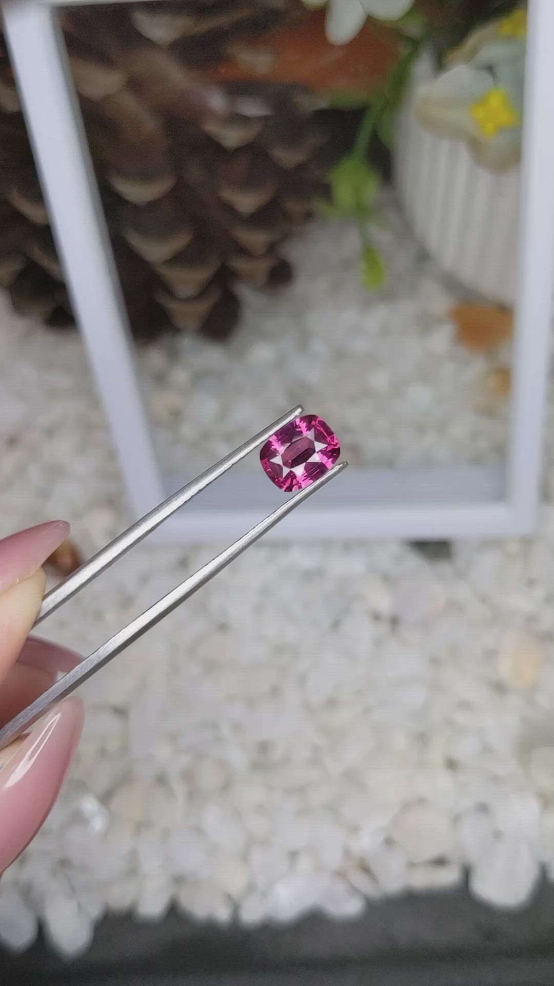 1.42 Ct. Spinel from Ceylon (Sri Lanka) Size Video