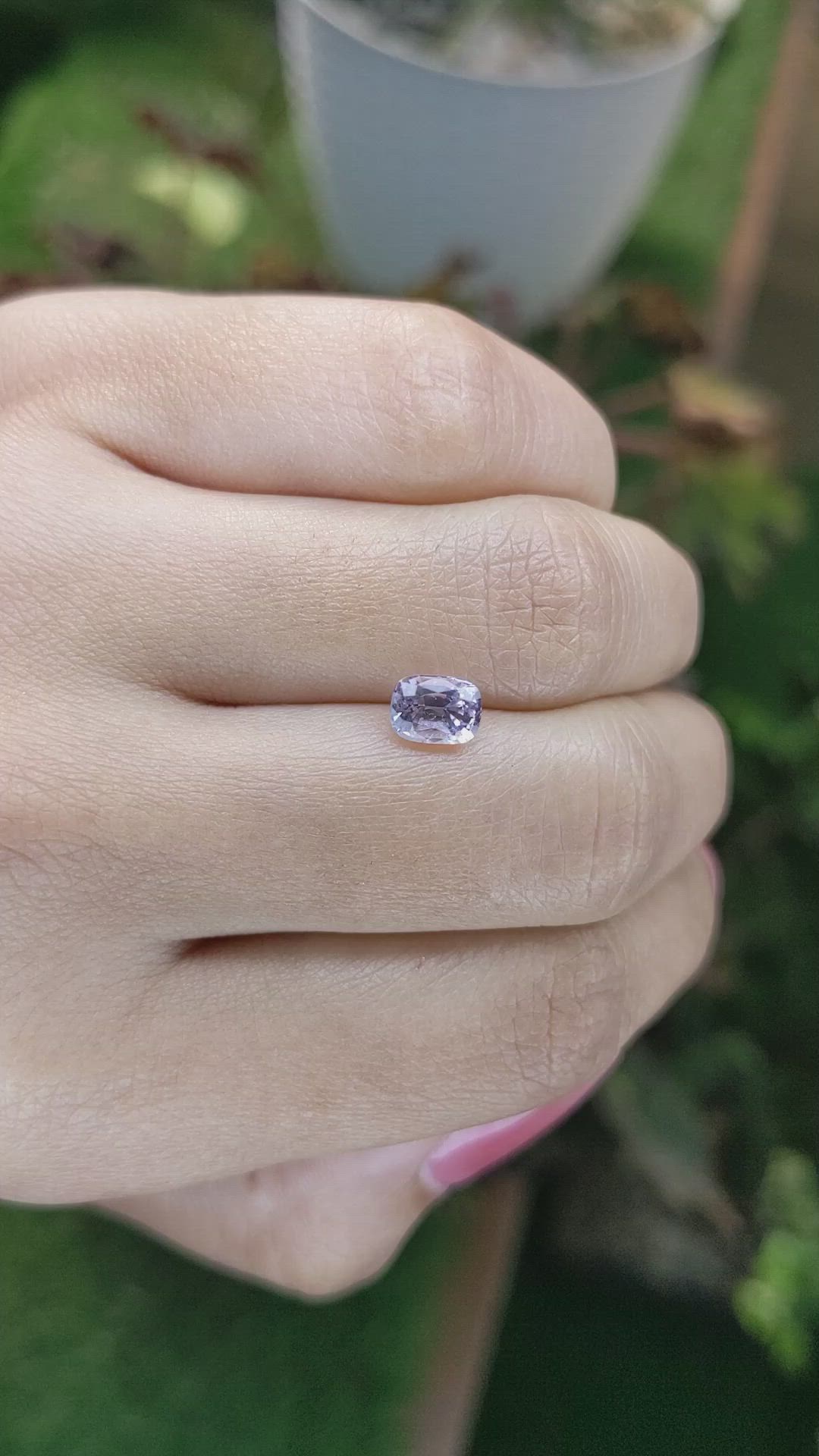 1.04 Ct. Spinel from Ceylon (Sri Lanka) Size Video