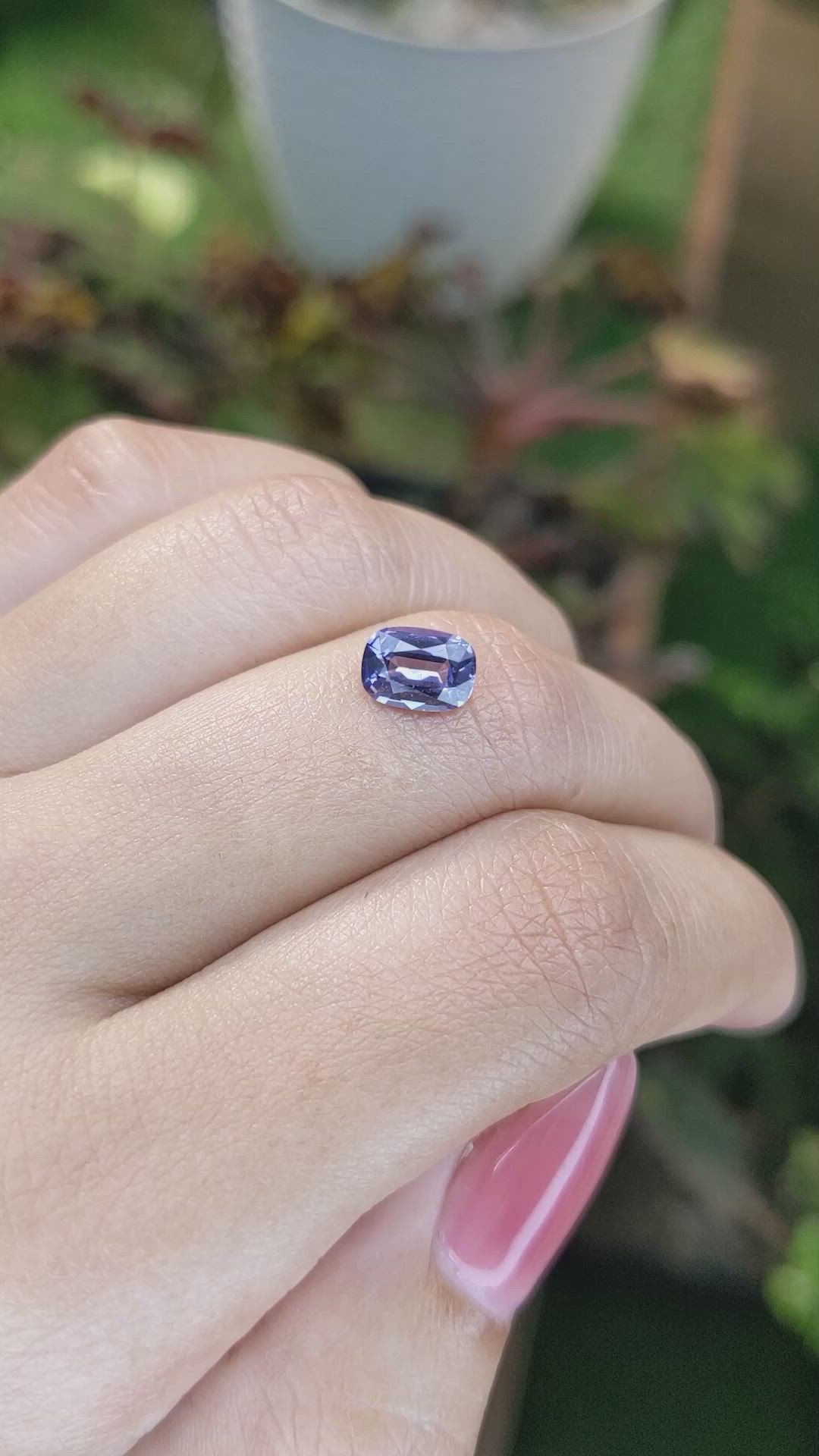 1.27 Ct. Spinel from Ceylon (Sri Lanka) Size Video