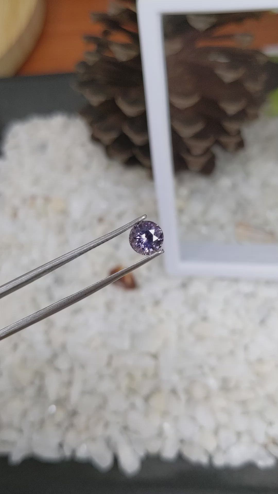 1.19 Ct. Spinel from Ceylon (Sri Lanka) Size Video