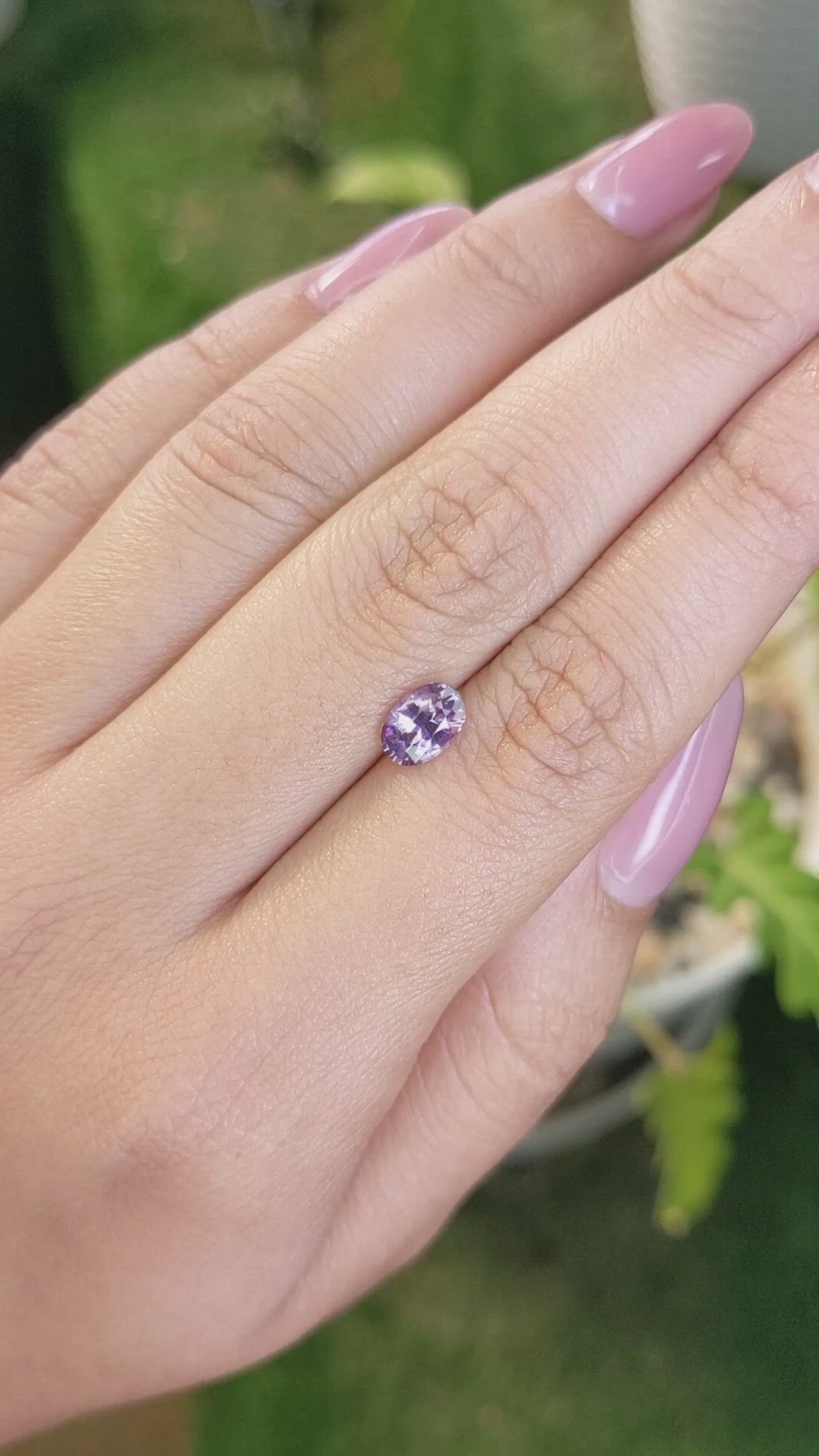 1.11 Ct. Spinel from Ceylon (Sri Lanka) Size Video