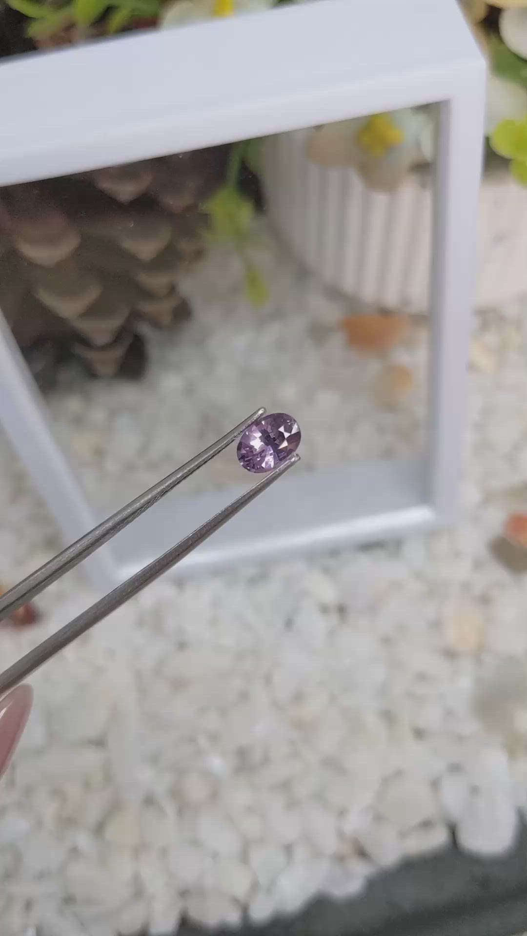 1.11 Ct. Spinel from Ceylon (Sri Lanka) Size Video