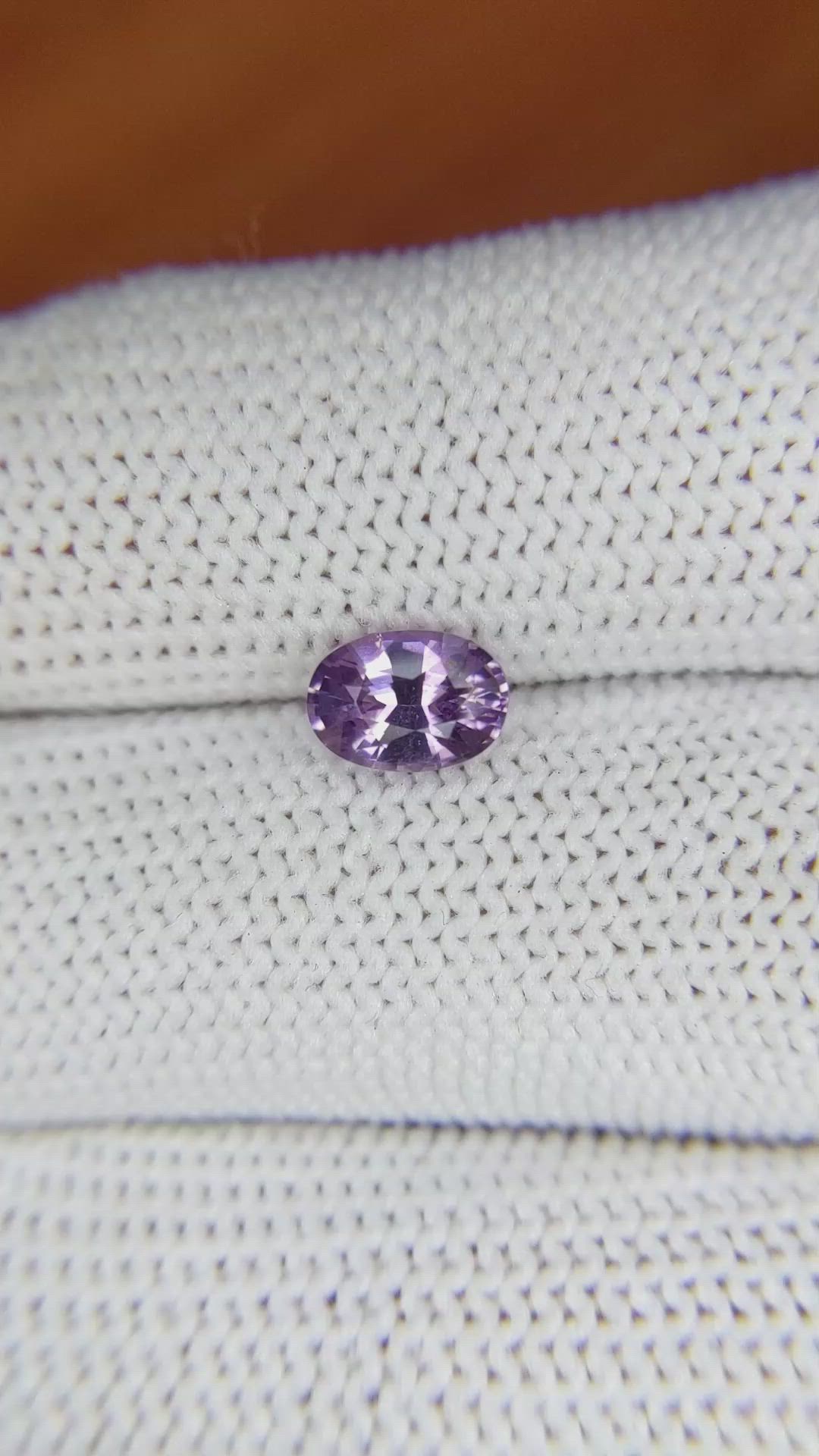 1.11 Ct. Spinel from Ceylon (Sri Lanka) Size Video