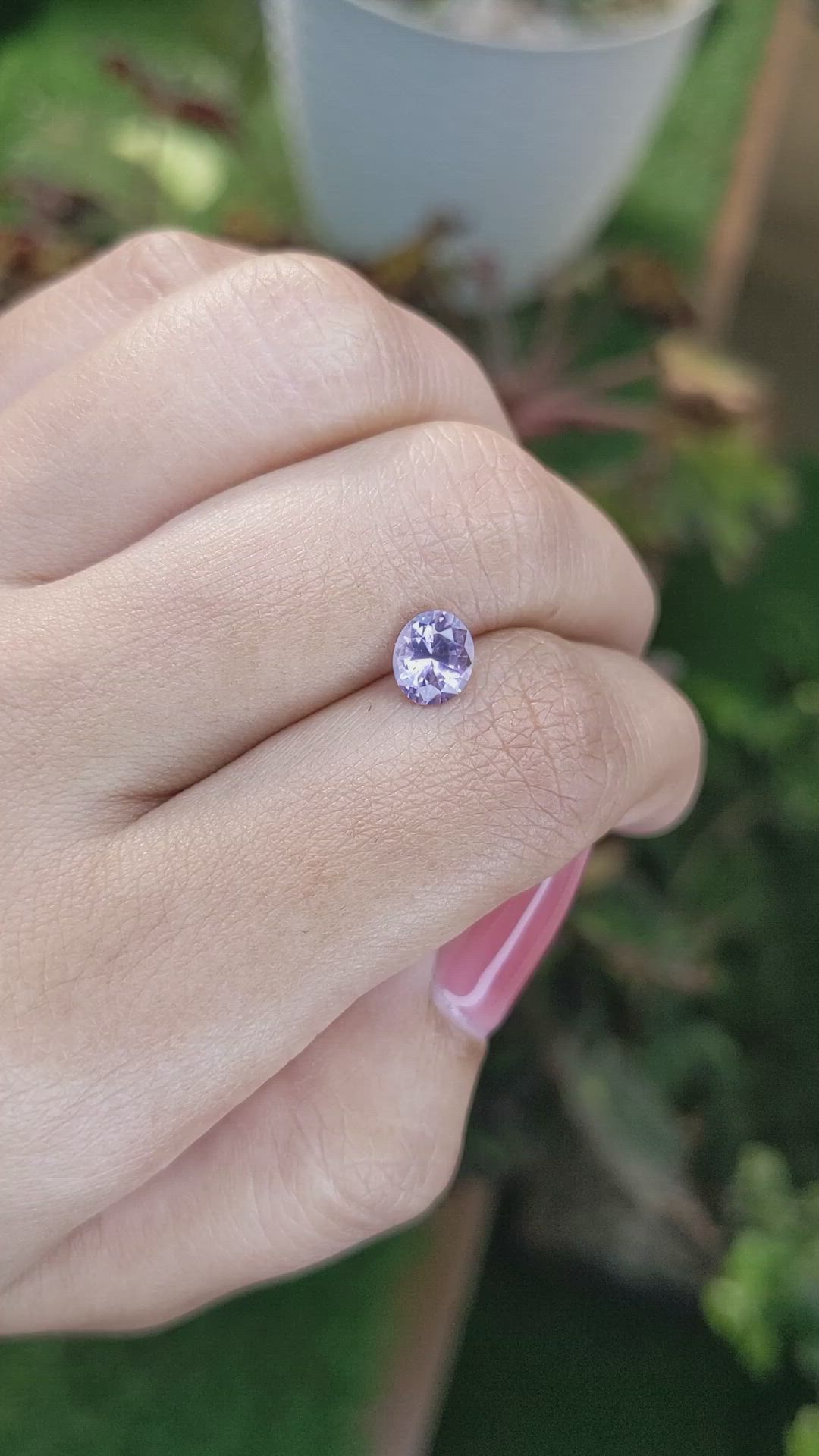 1.04 Ct. Spinel from Ceylon (Sri Lanka) Size Video