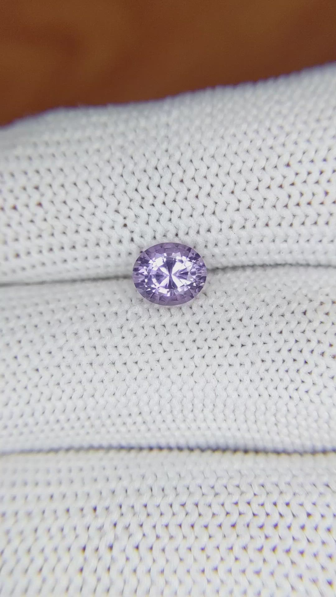 1.04 Ct. Spinel from Ceylon (Sri Lanka) Size Video