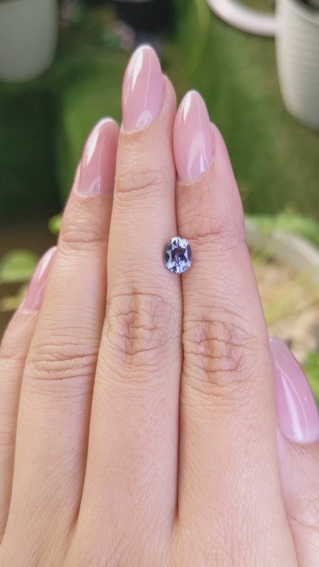 1.11 Ct. Spinel from Ceylon (Sri Lanka) Size Video