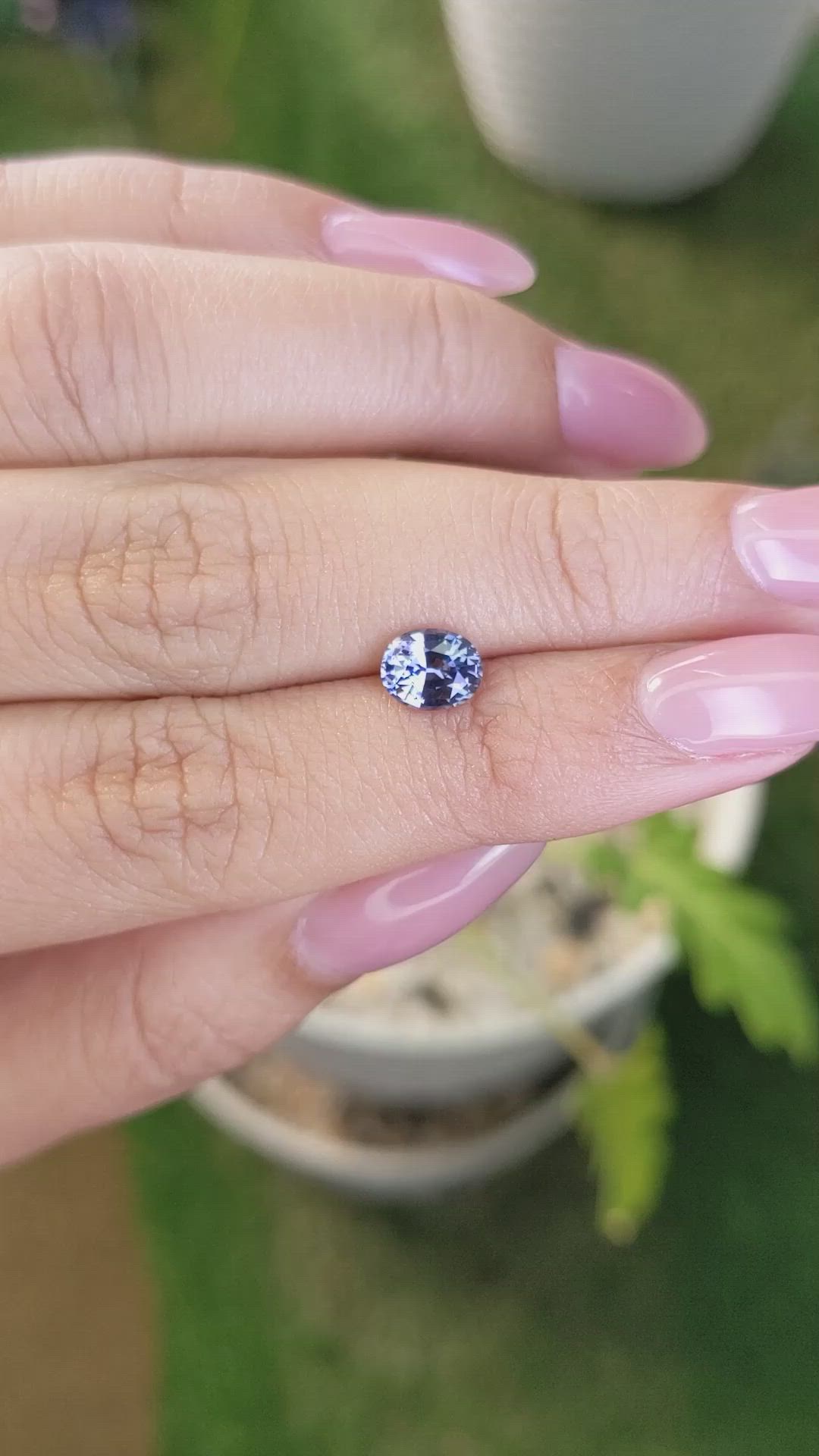 1.11 Ct. Spinel from Ceylon (Sri Lanka) Size Video