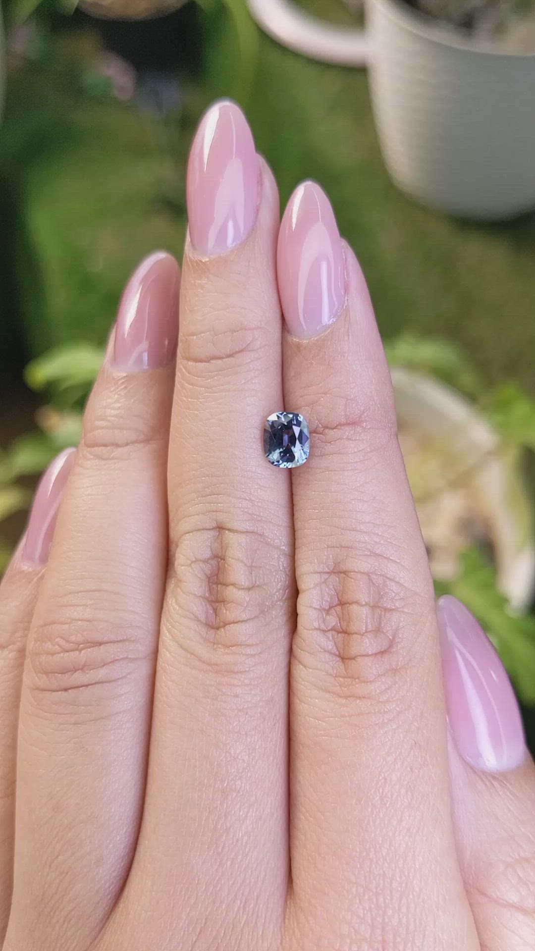 1.05 Ct. Spinel from Ceylon (Sri Lanka) Size Video