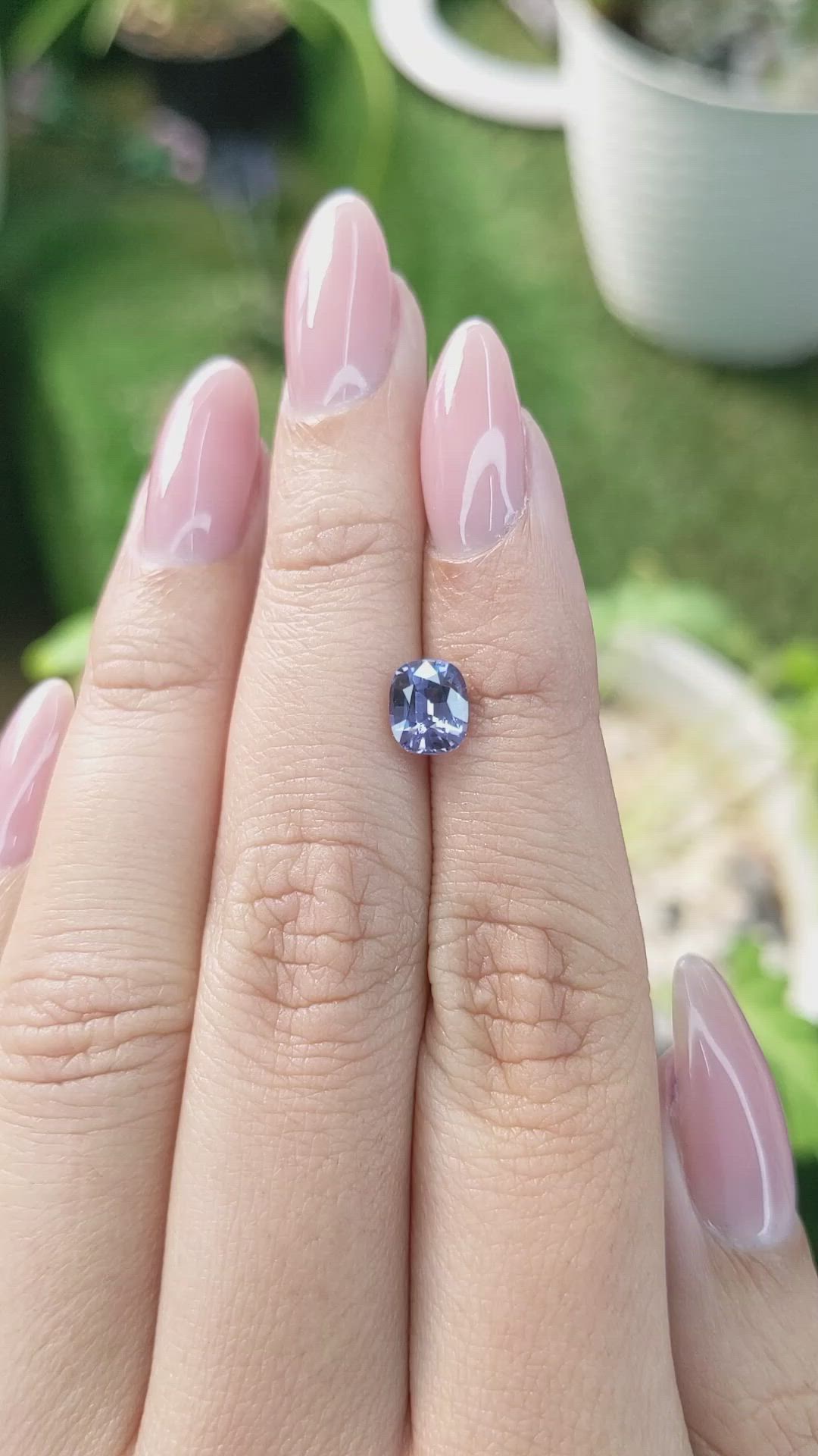 1.30 Ct. Spinel from Ceylon (Sri Lanka) Size Video