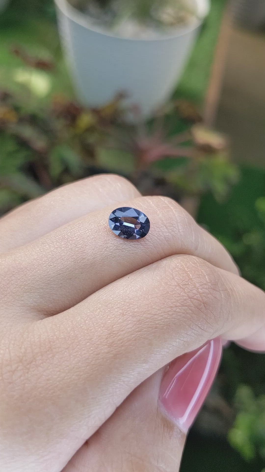 1.23 Ct. Spinel from Ceylon (Sri Lanka) Size Video