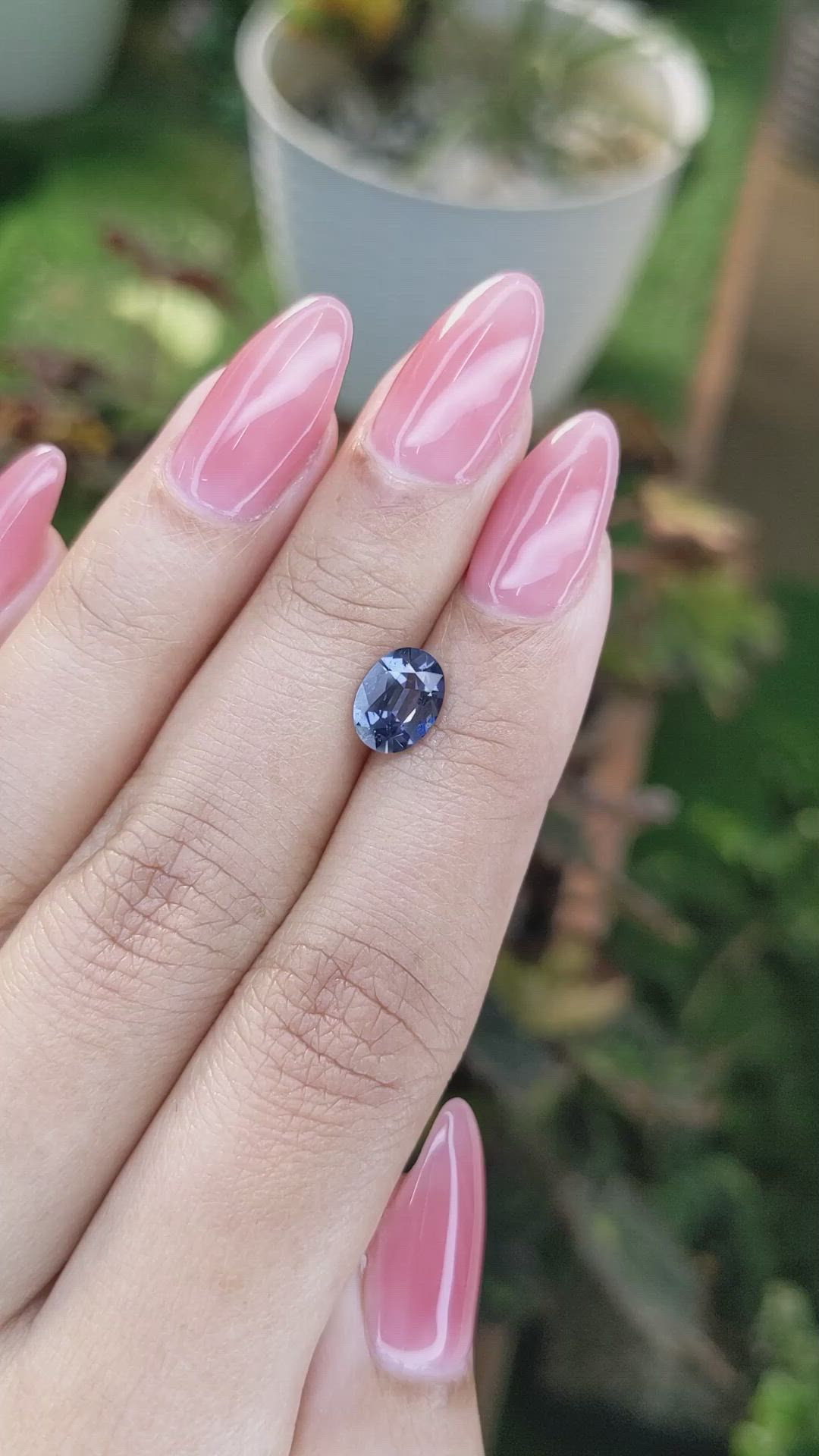 1.23 Ct. Spinel from Ceylon (Sri Lanka) Size Video