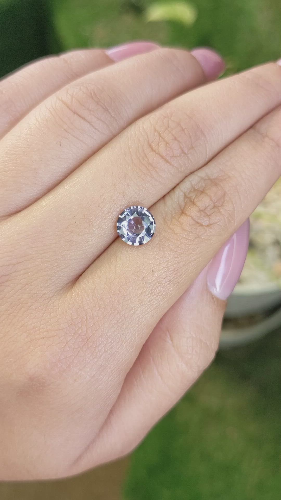 2.00 Ct. Spinel from Ceylon (Sri Lanka) Size Video