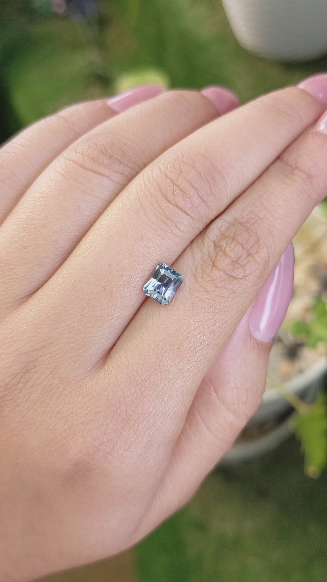 1.35 Ct. Spinel from Ceylon (Sri Lanka) Size Video