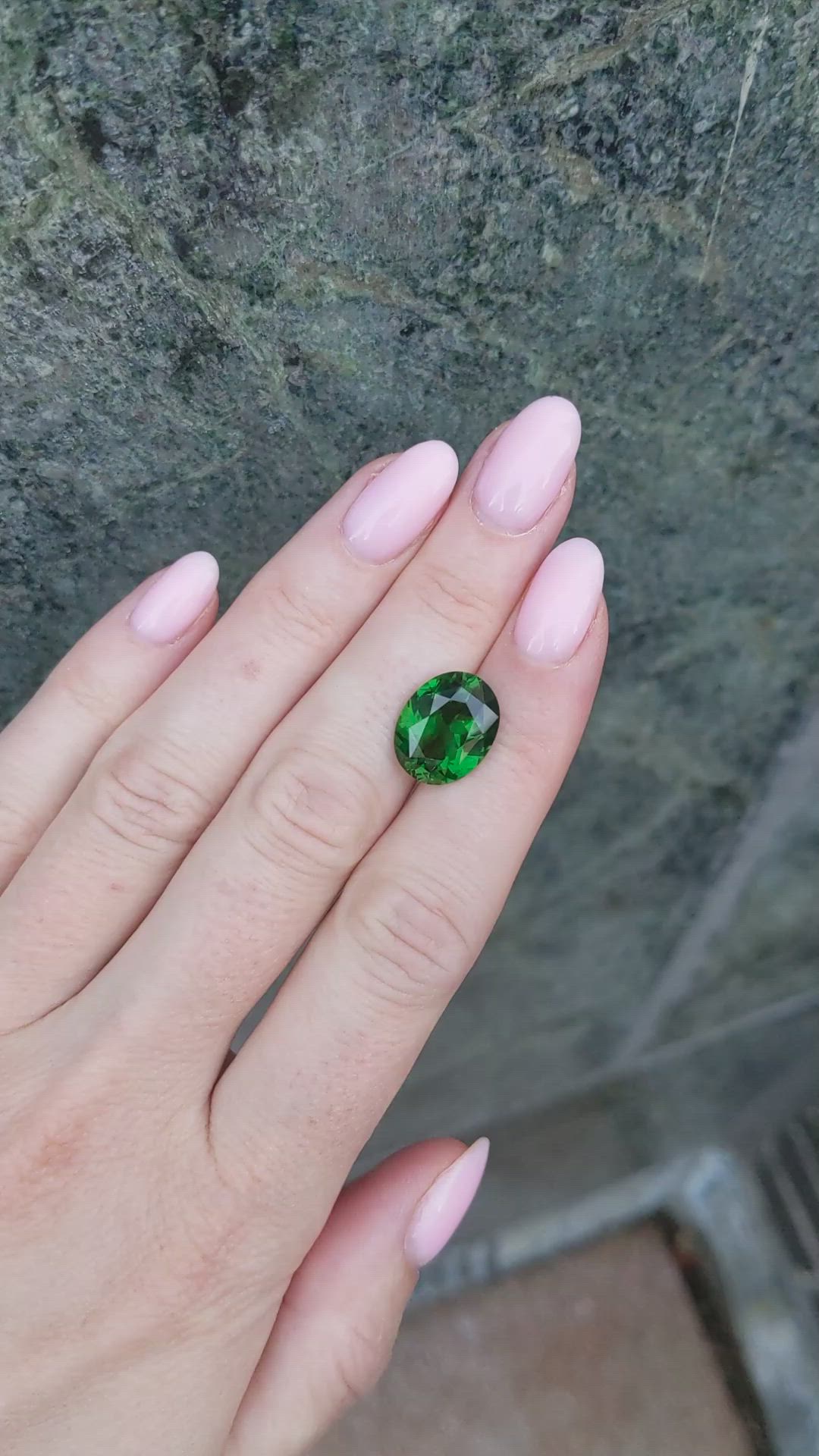 5.90 Ct. Chrome Tourmaline from Tanzania Size Video