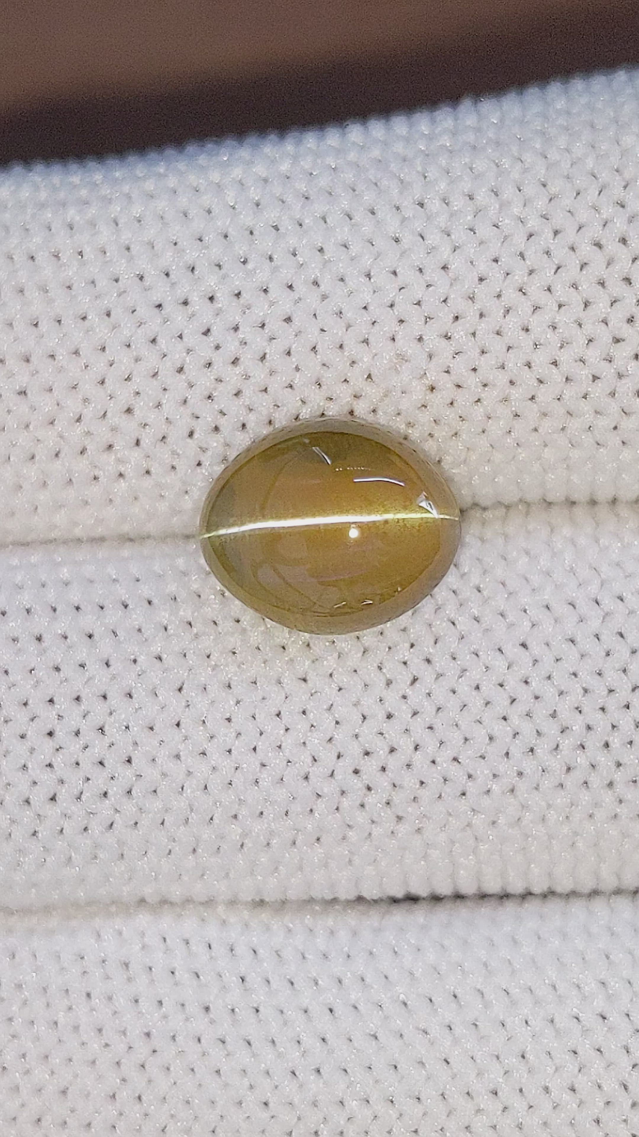 6.53 Ct. Cabochon Chrysoberyl from Tanzania Size Video
