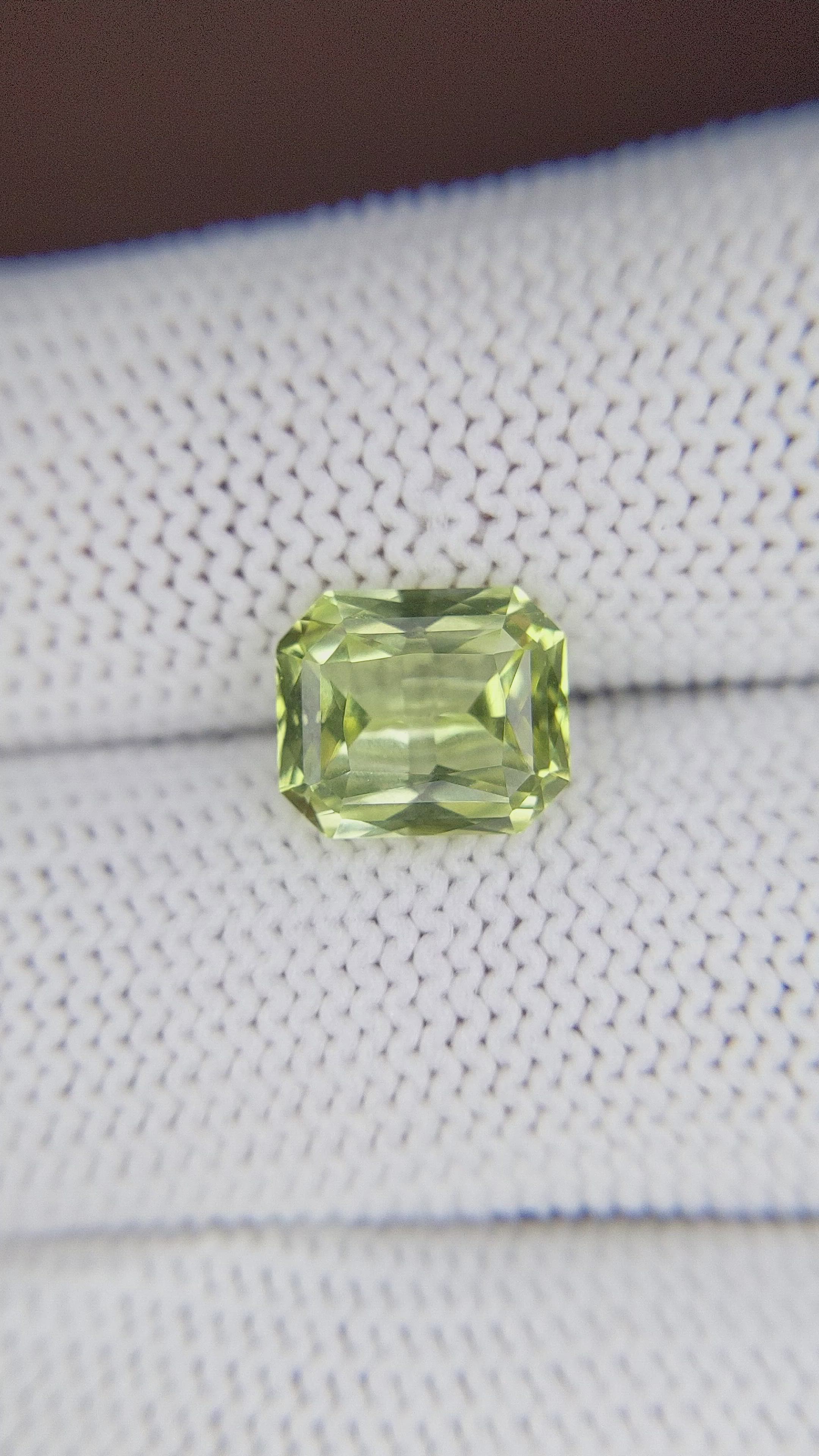 3.26 Ct. Chrysoberyl from Tanzania Size Video