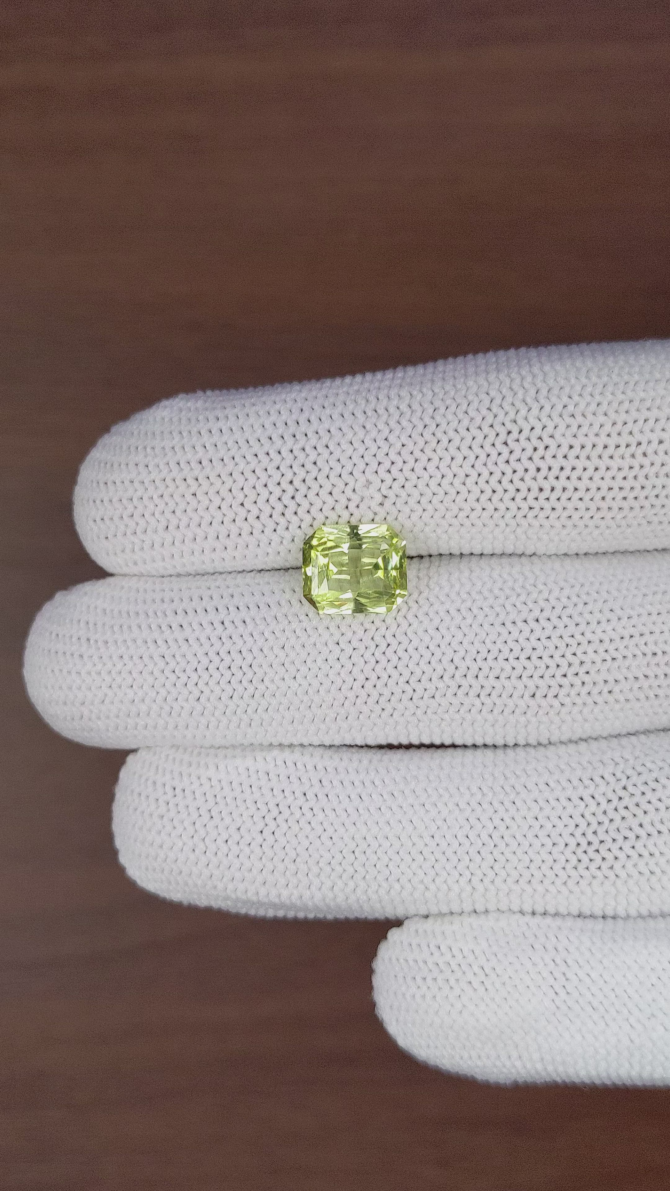 3.26 Ct. Chrysoberyl from Tanzania Size Video