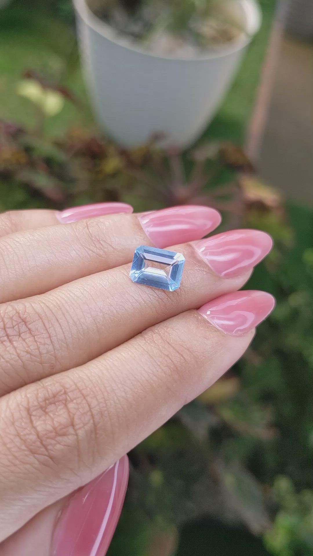 1.98 Ct. Topaz from Ceylon (Sri Lanka) Size Video