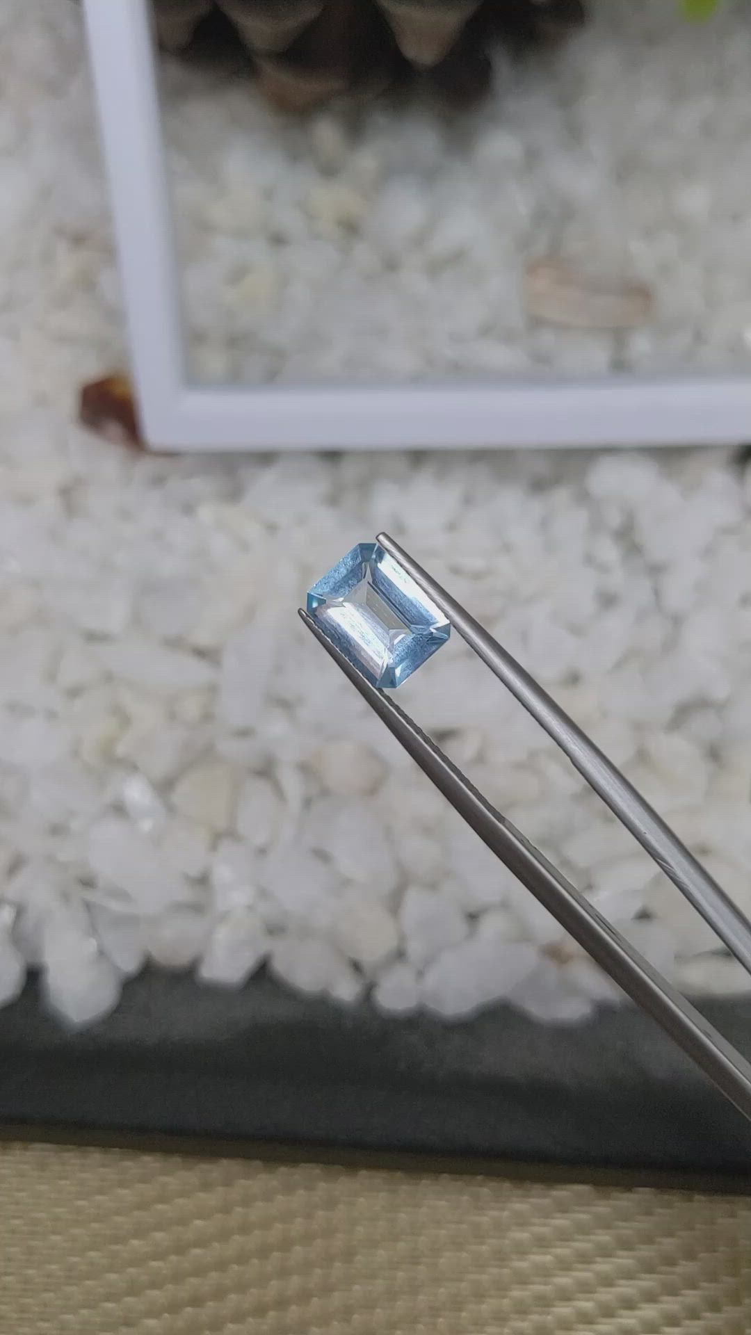 1.98 Ct. Topaz from Ceylon (Sri Lanka) Size Video