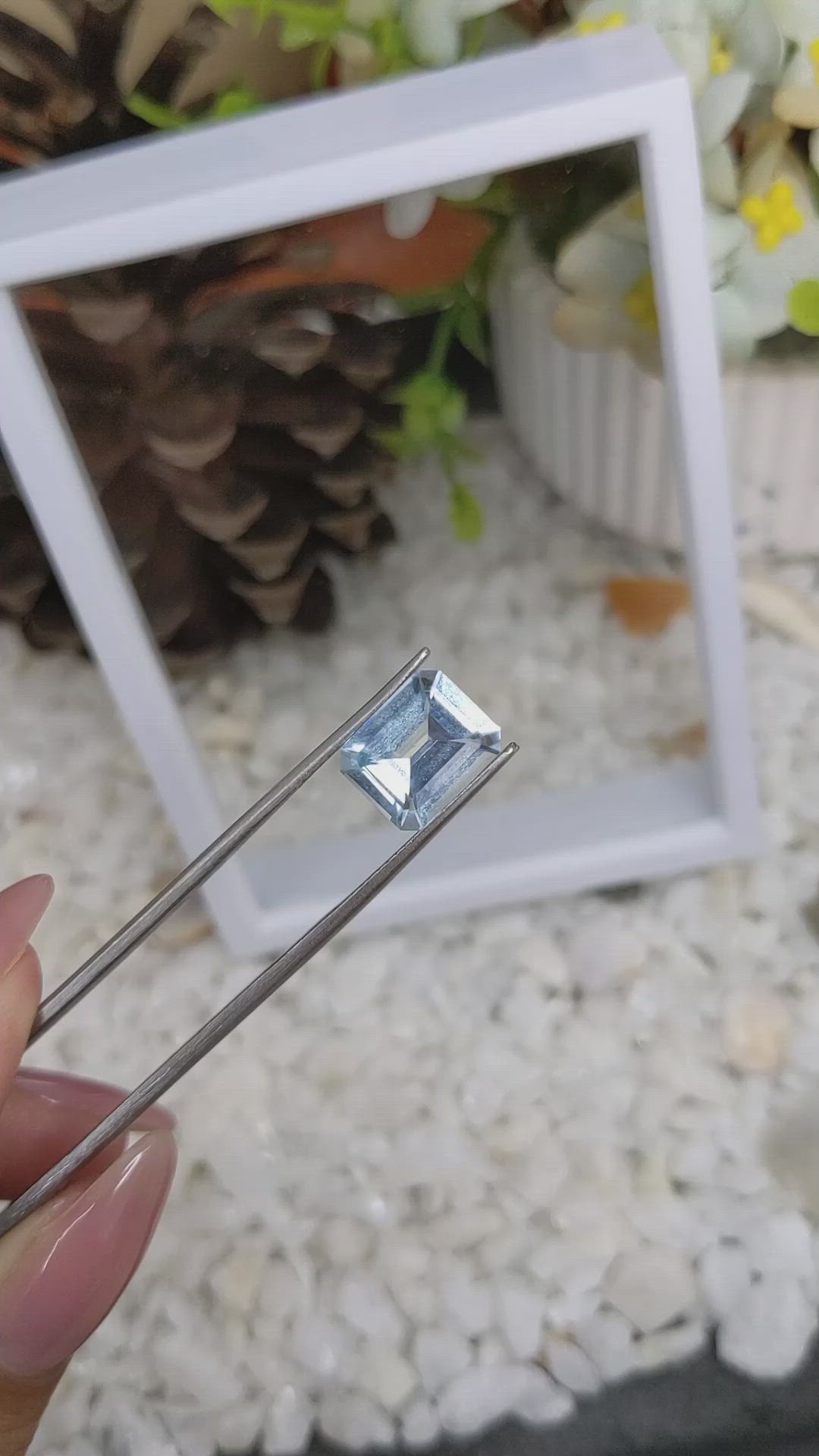 4.14 Ct. Topaz from Ceylon (Sri Lanka) Size Video