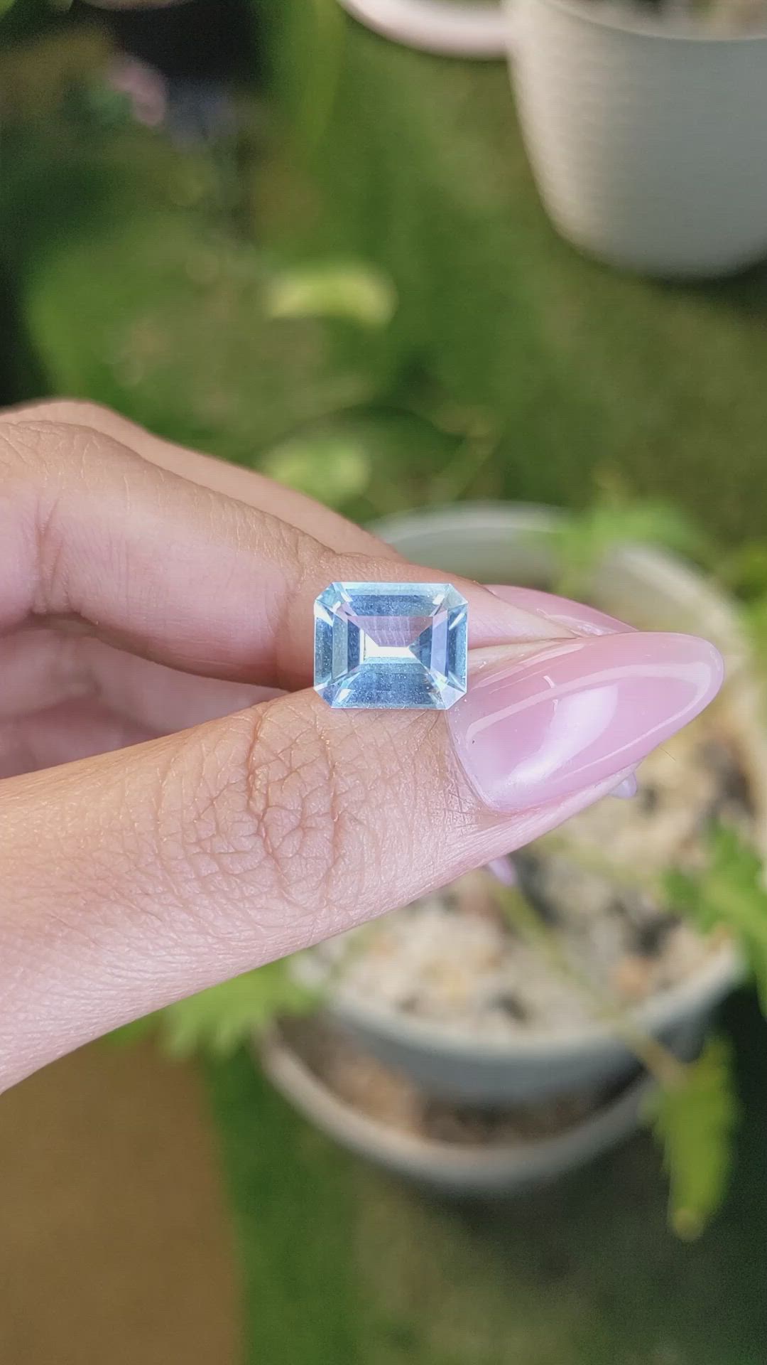 4.14 Ct. Topaz from Ceylon (Sri Lanka) Size Video