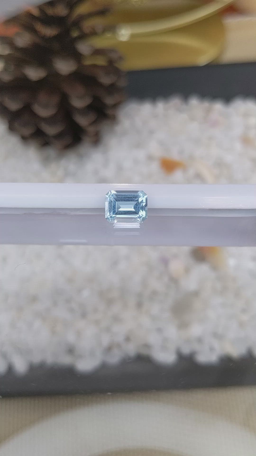 2.24 Ct. Topaz from Ceylon (Sri Lanka) Size Video