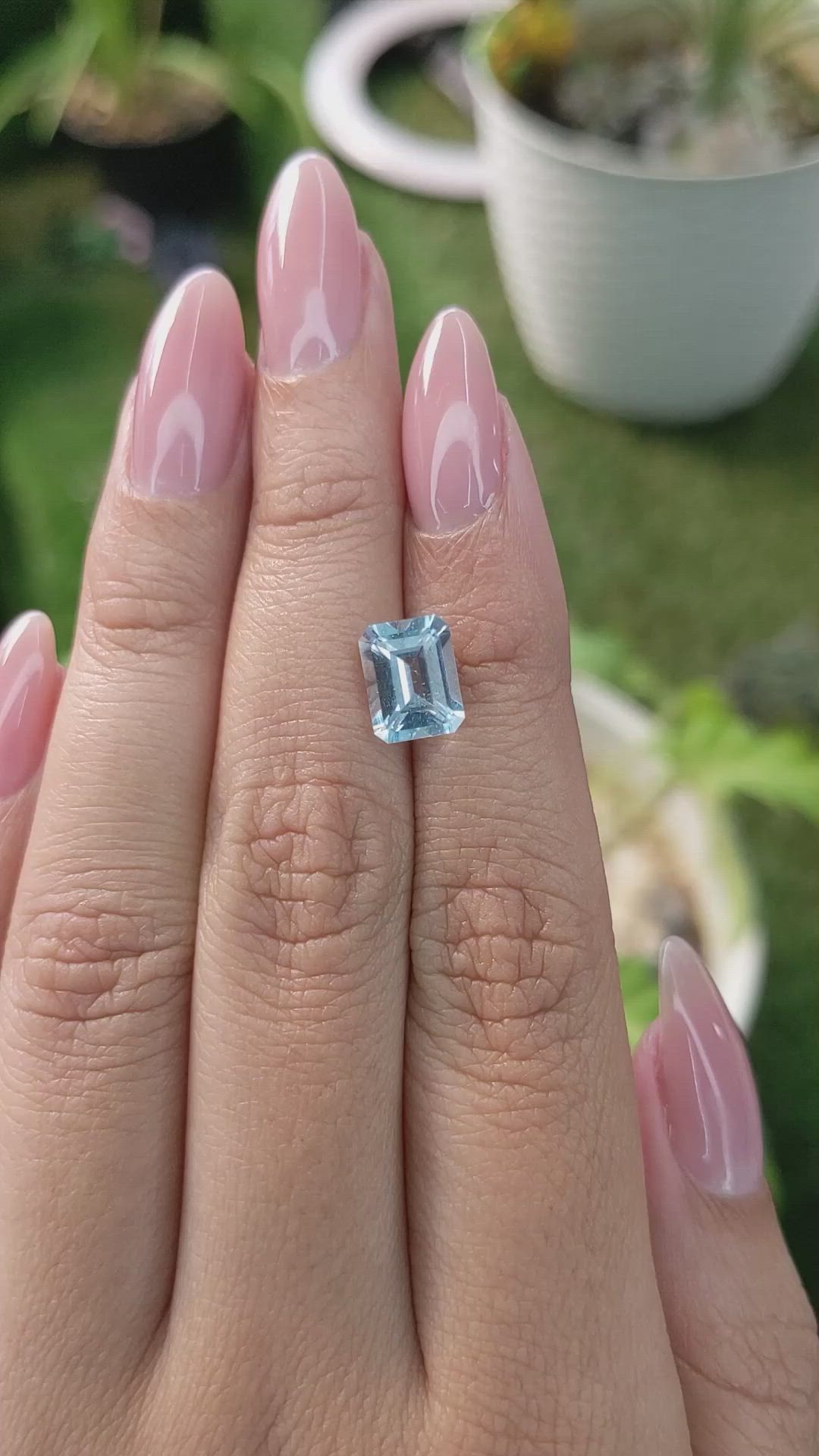 2.48 Ct. Topaz from Ceylon (Sri Lanka) Size Video