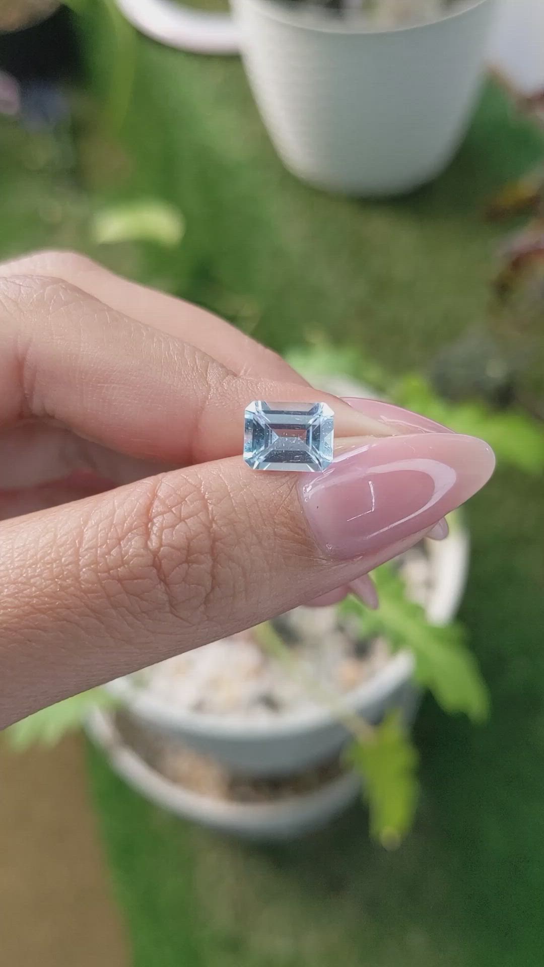 2.48 Ct. Topaz from Ceylon (Sri Lanka) Size Video