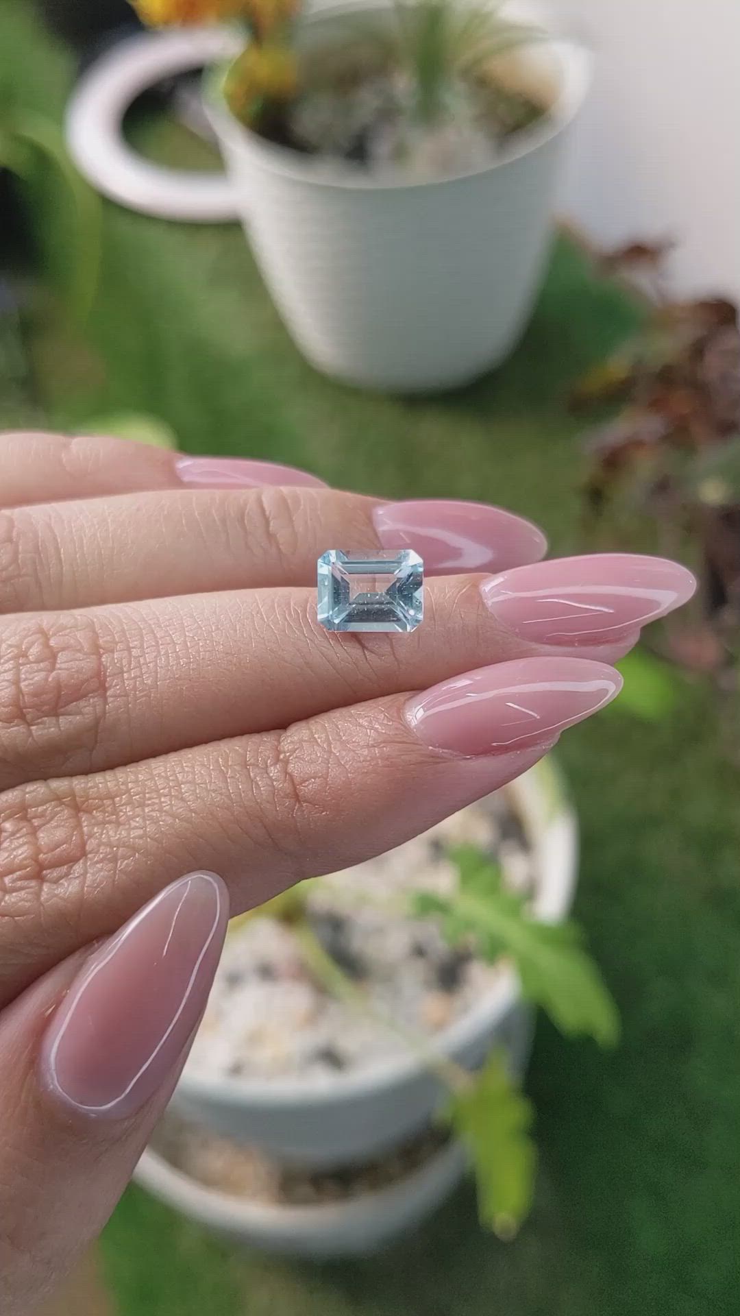 2.48 Ct. Topaz from Ceylon (Sri Lanka) Size Video