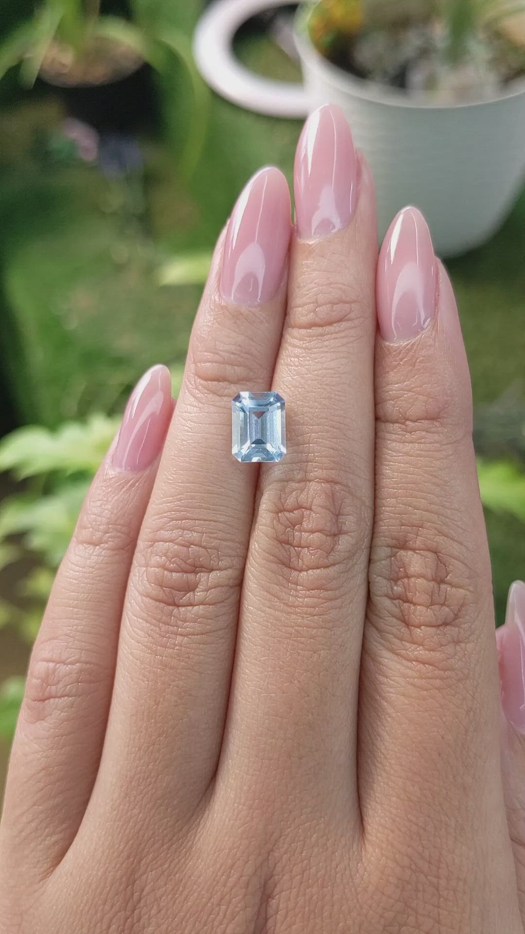 2.47 Ct. Topaz from Ceylon (Sri Lanka) Size Video