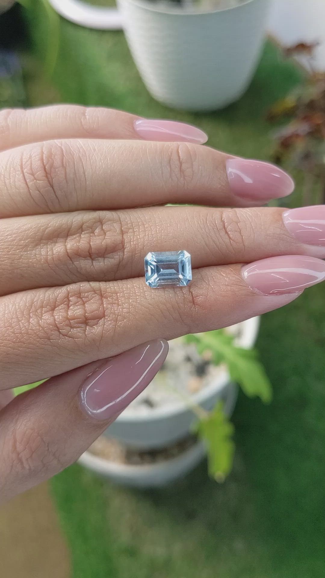 2.47 Ct. Topaz from Ceylon (Sri Lanka) Size Video