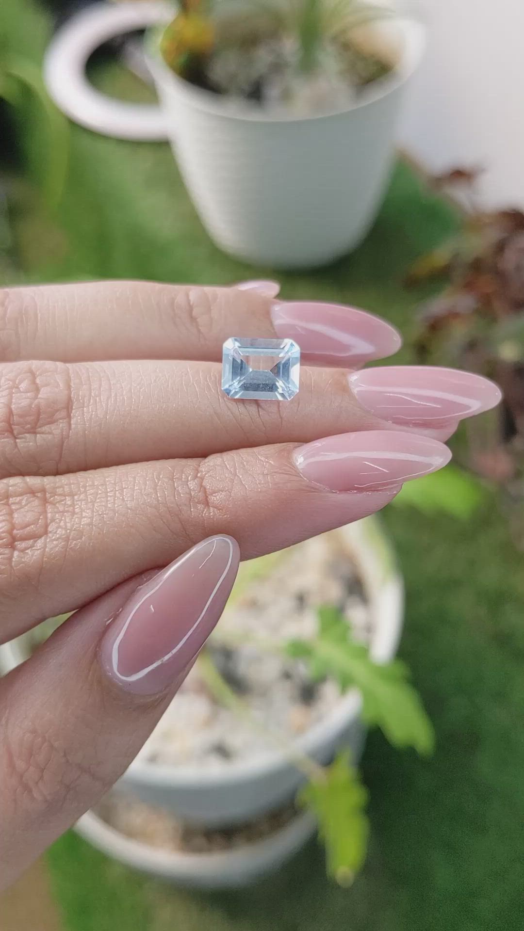 2.37 Ct. Topaz from Ceylon (Sri Lanka) Size Video