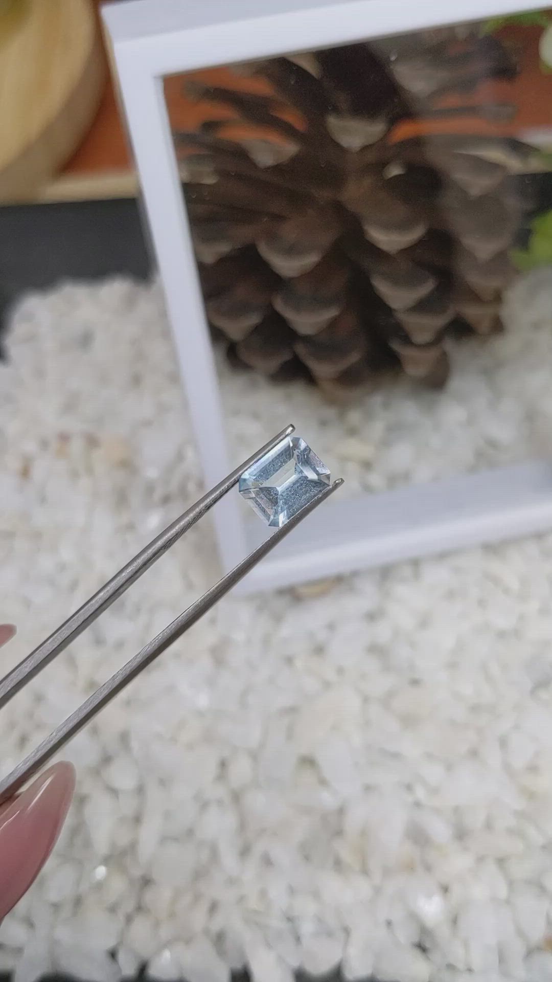 2.14 Ct. Topaz from Ceylon (Sri Lanka) Size Video