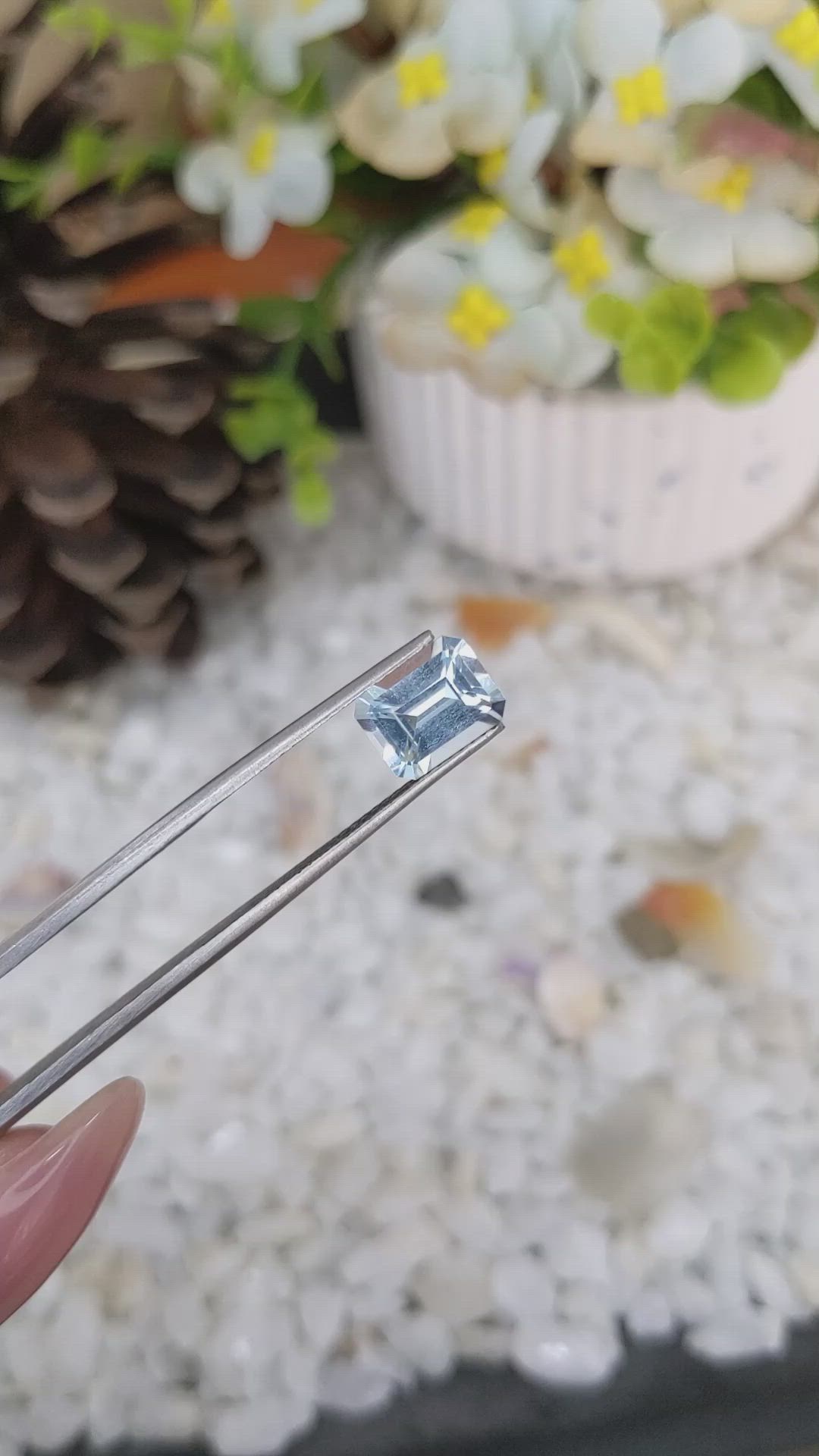 2.59 Ct. Topaz from Ceylon (Sri Lanka) Size Video