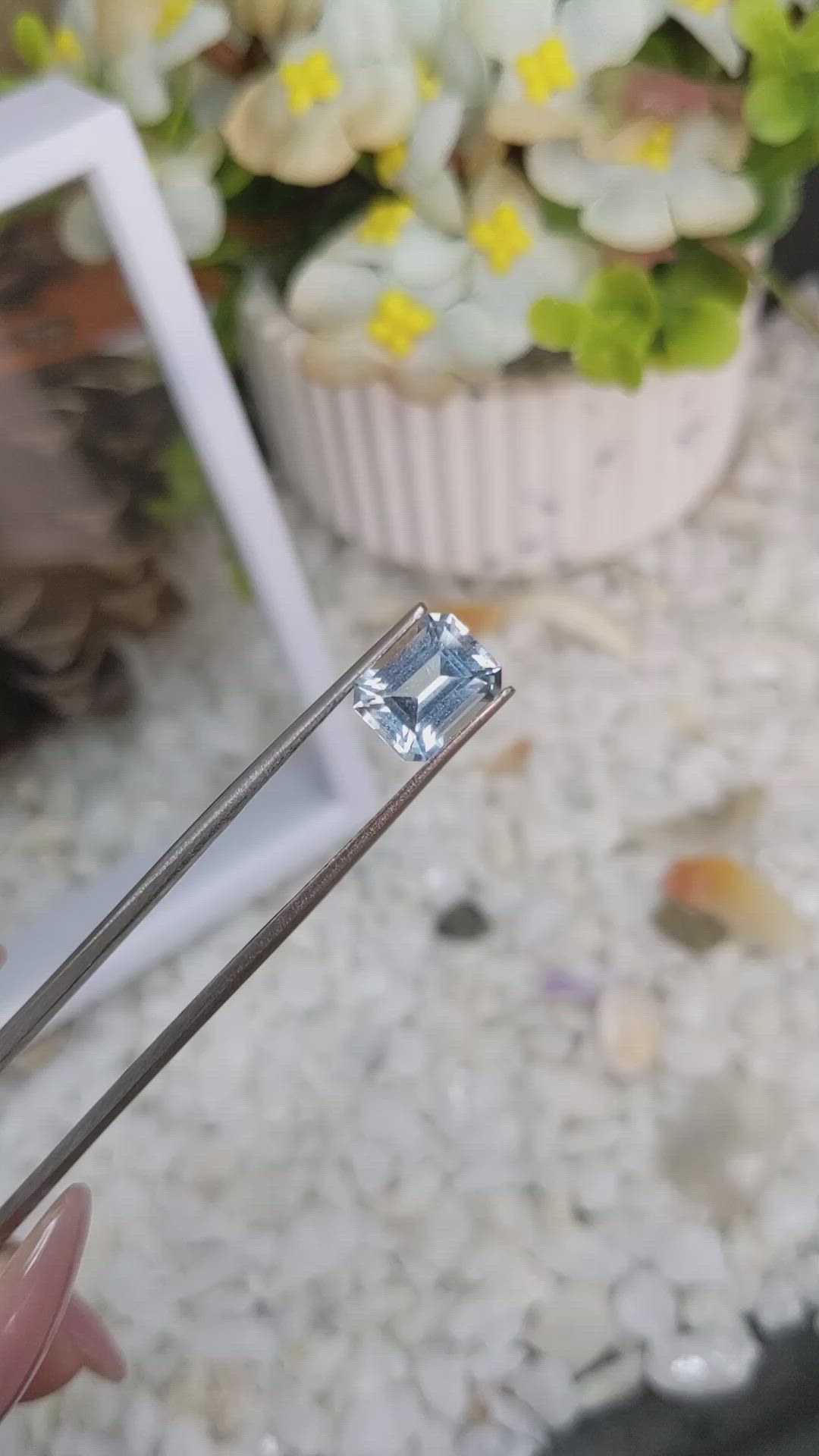 2.57 Ct. Topaz from Ceylon (Sri Lanka) Size Video