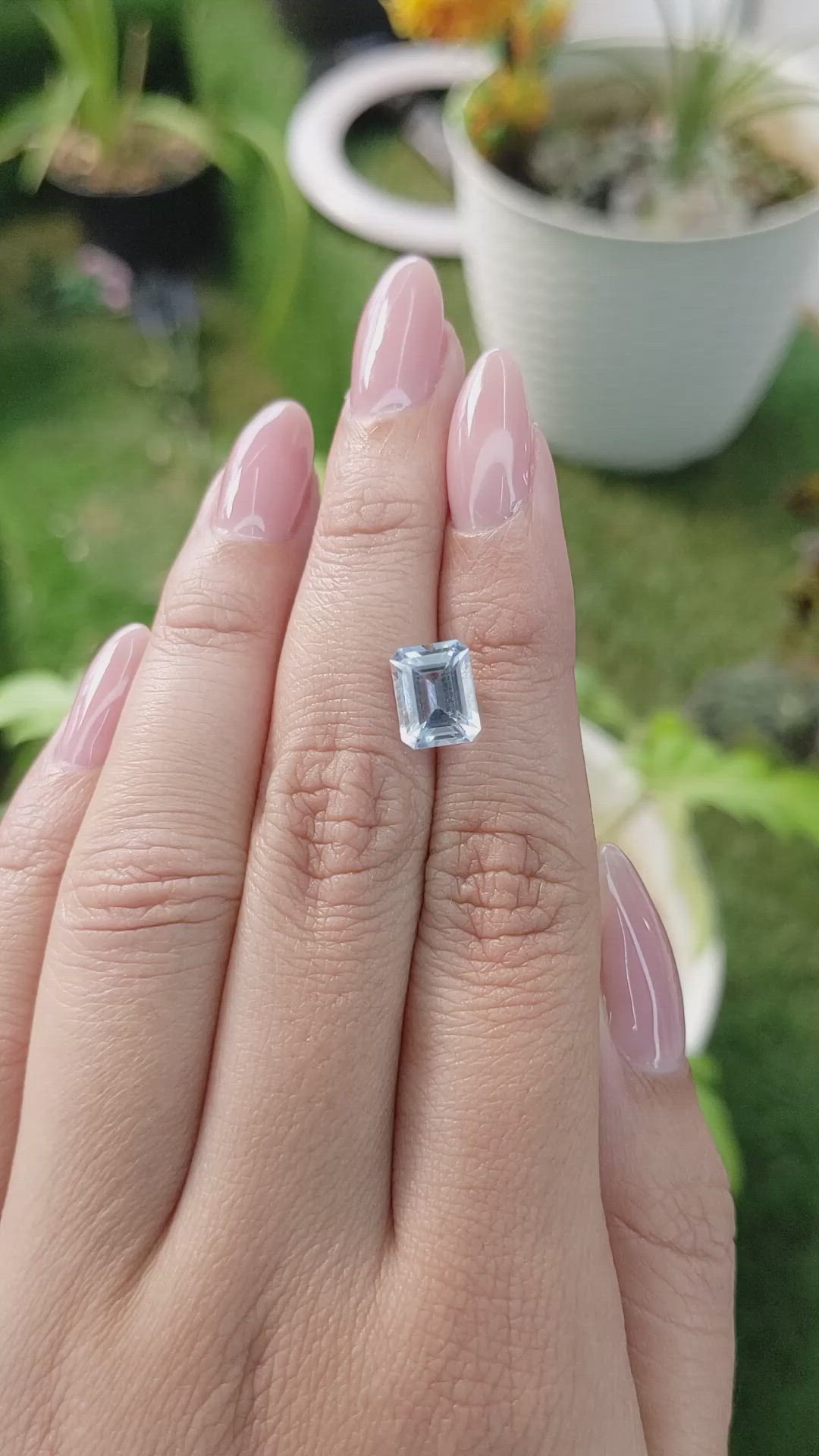 2.49 Ct. Topaz from Ceylon (Sri Lanka) Size Video