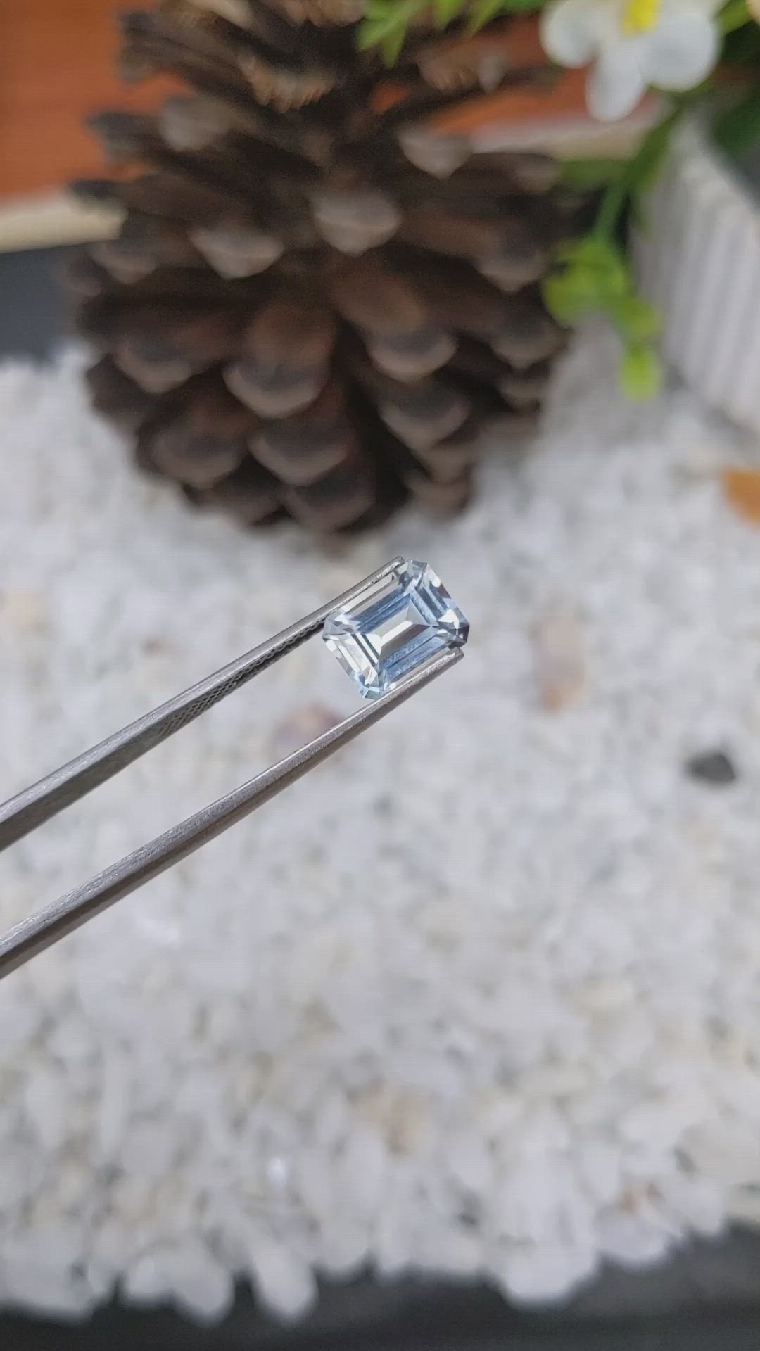 2.49 Ct. Topaz from Ceylon (Sri Lanka) Size Video