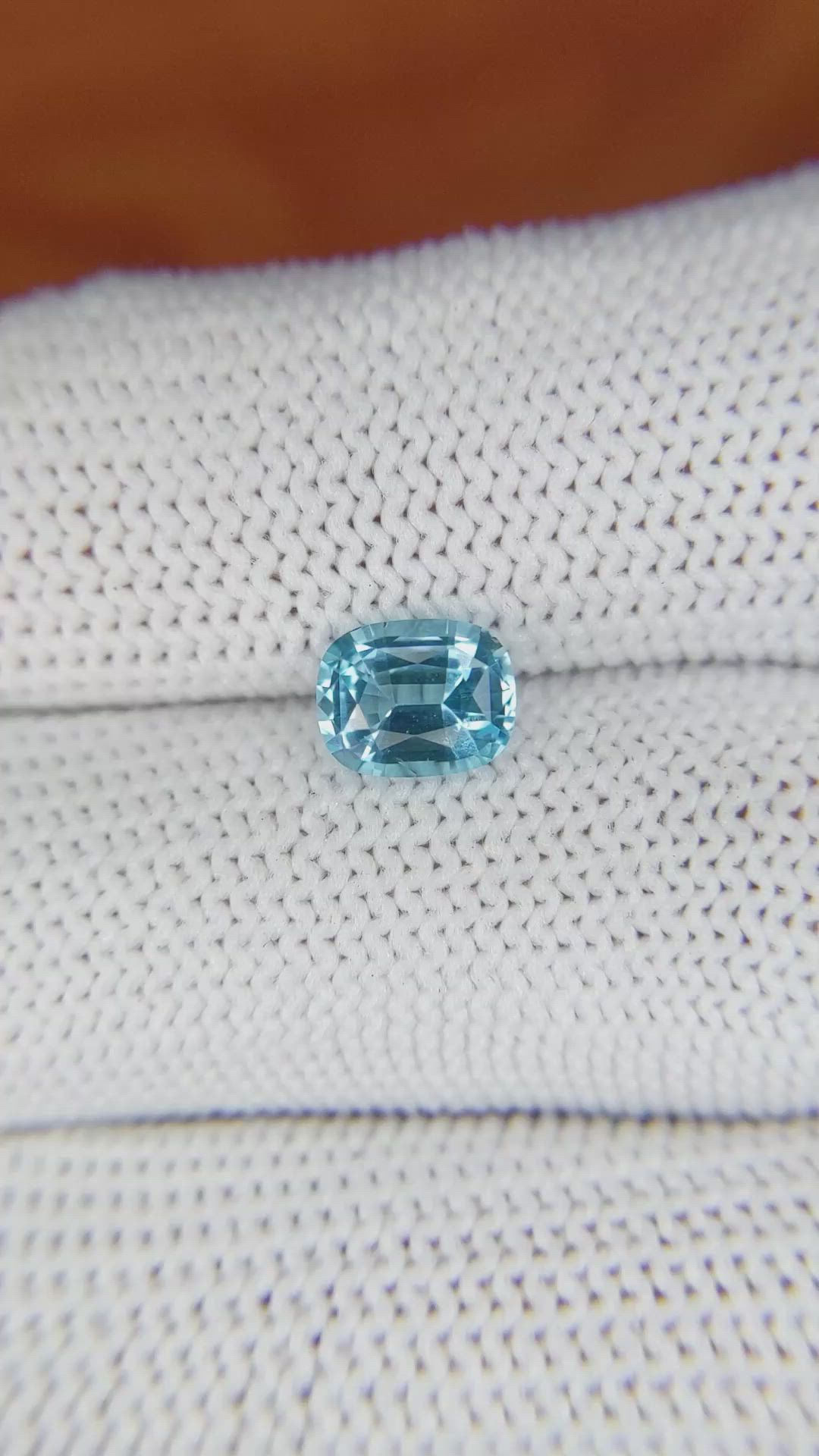 1.37 Ct. Topaz from Ceylon (Sri Lanka) Size Video