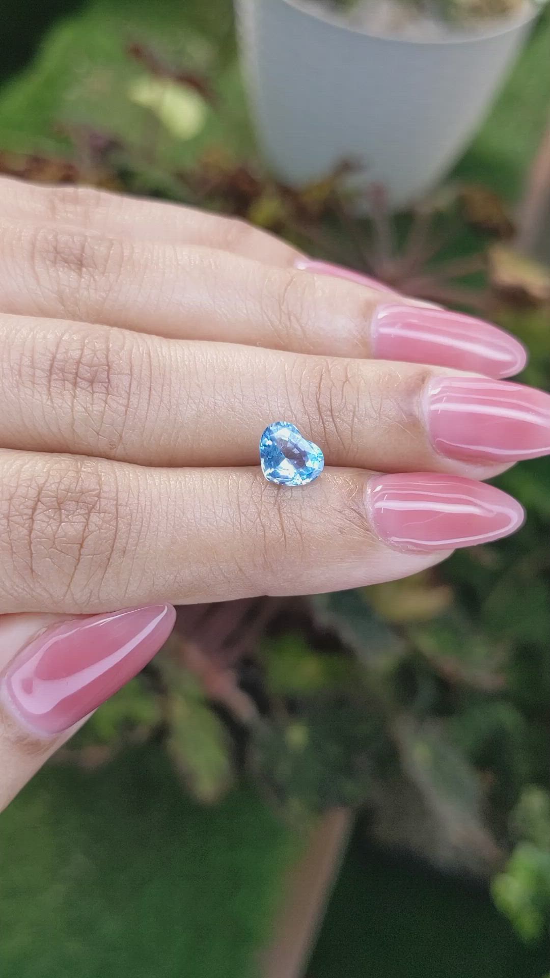 1.33 Ct. Topaz from Ceylon (Sri Lanka) Size Video