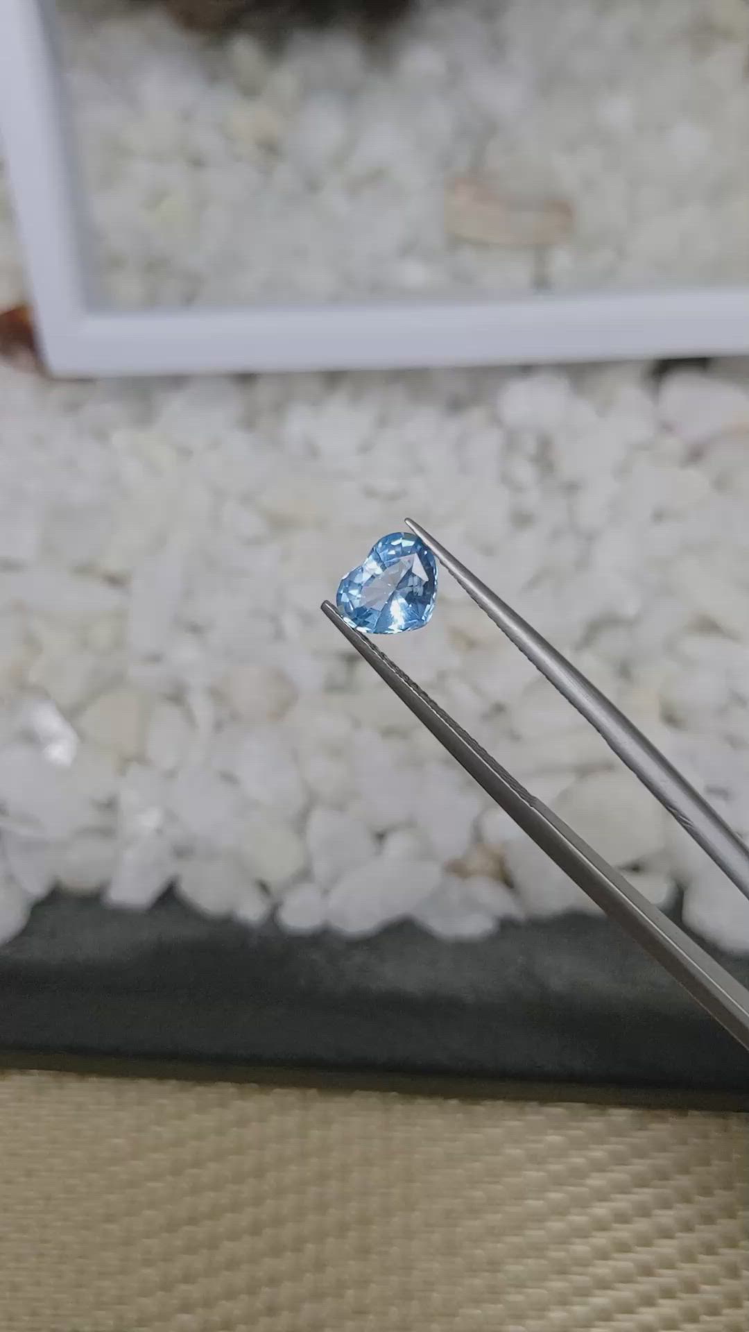 1.33 Ct. Topaz from Ceylon (Sri Lanka) Size Video
