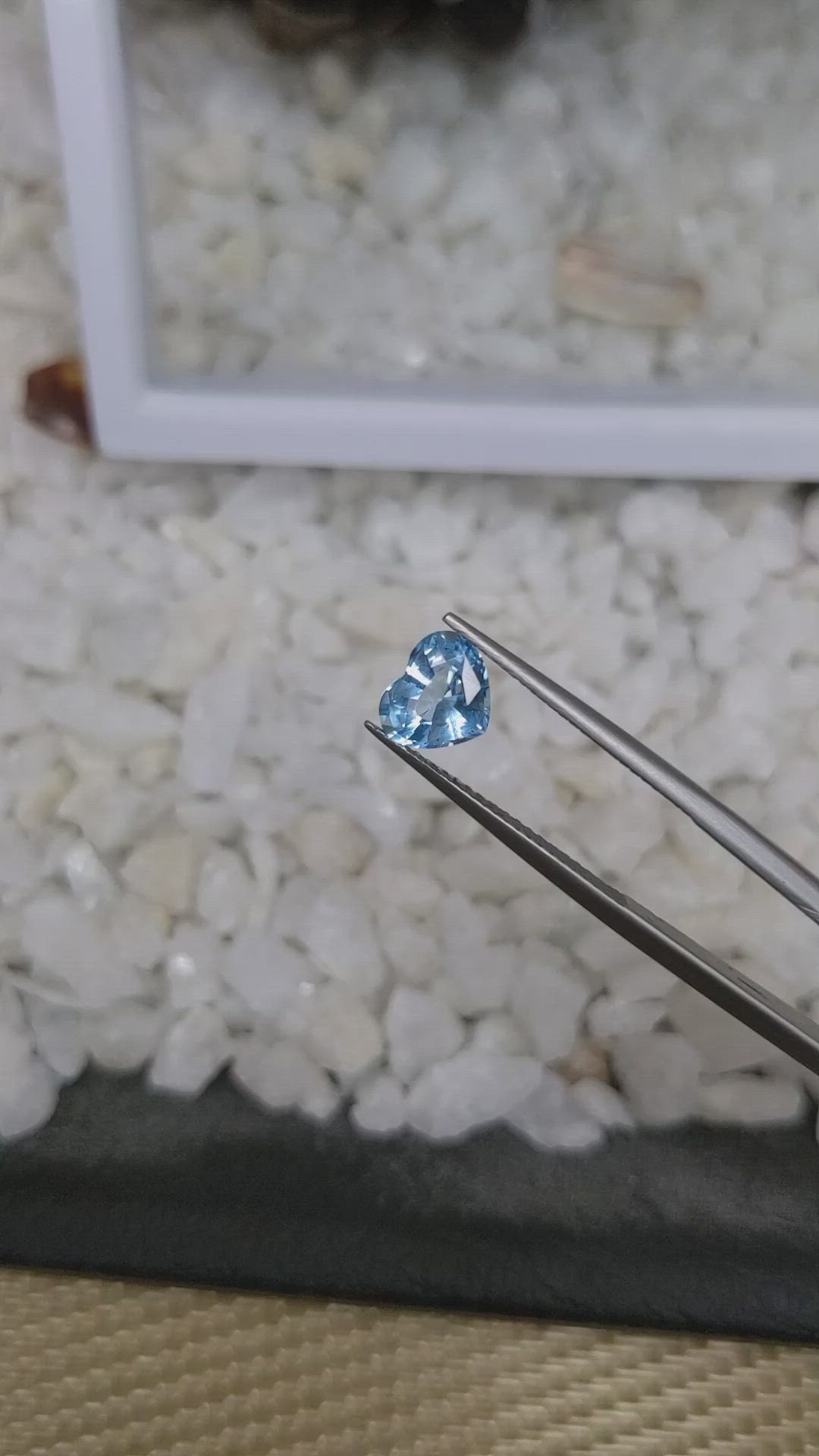 1.43 Ct. Topaz from Ceylon (Sri Lanka) Size Video