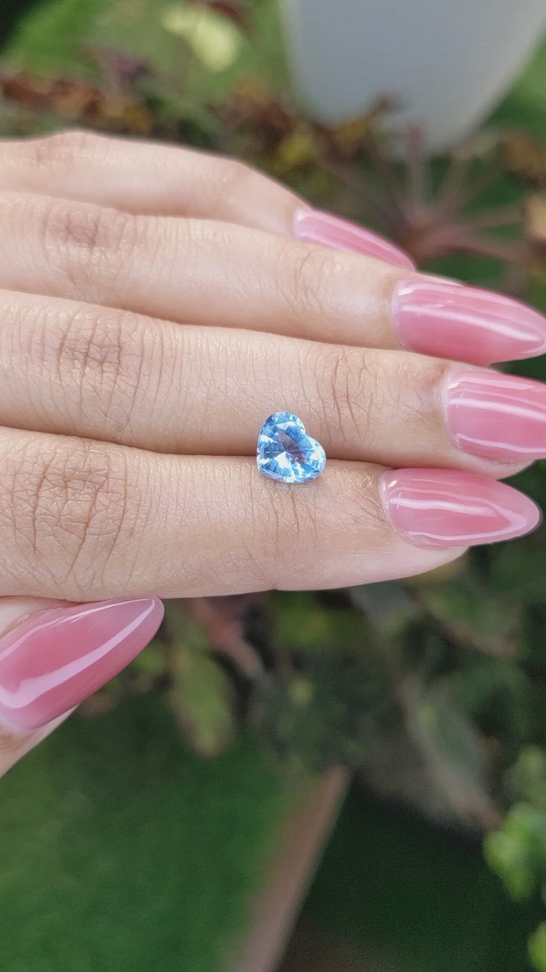 1.43 Ct. Topaz from Ceylon (Sri Lanka) Size Video