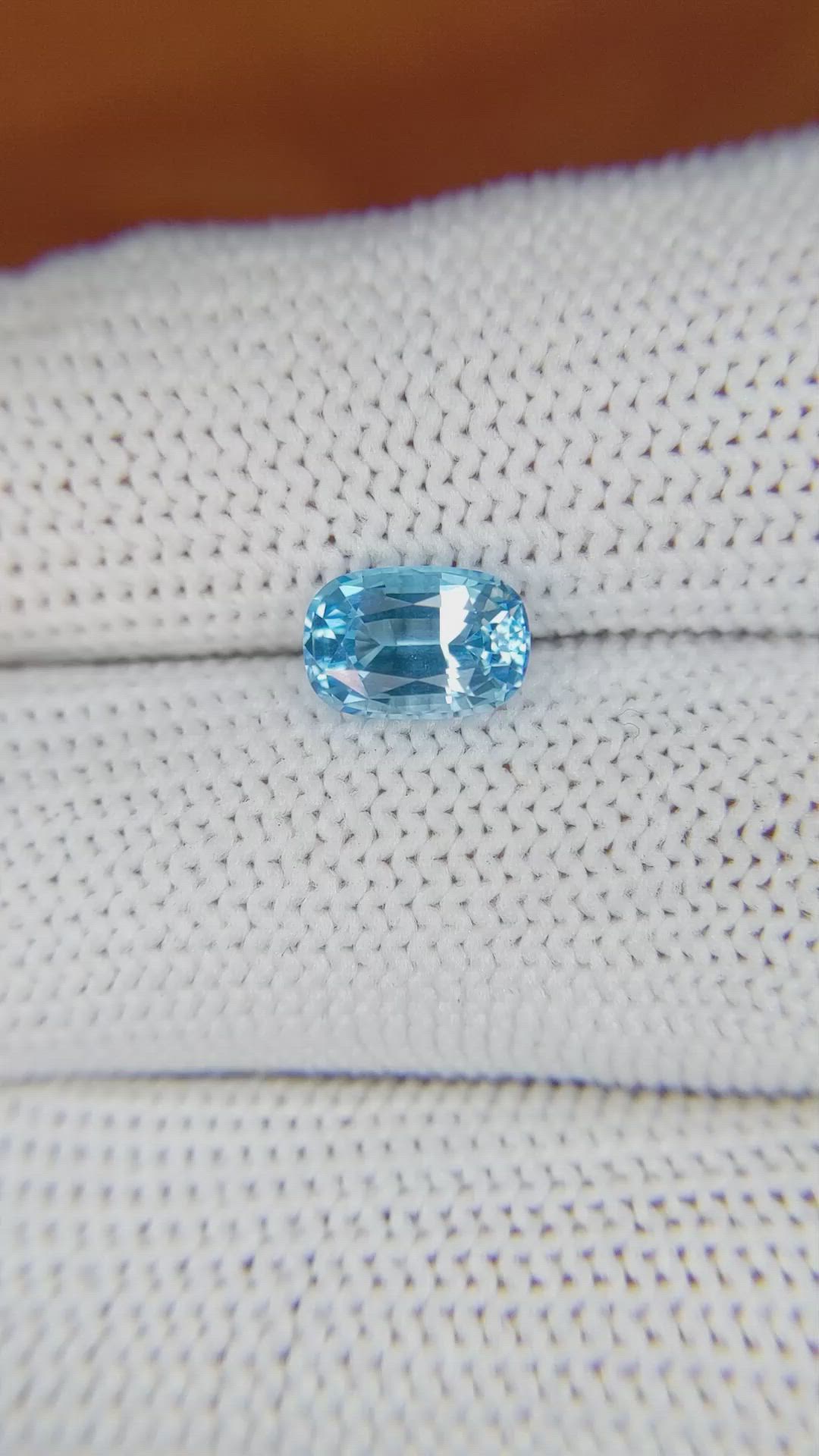 1.65 Ct. Topaz from Ceylon (Sri Lanka) Size Video