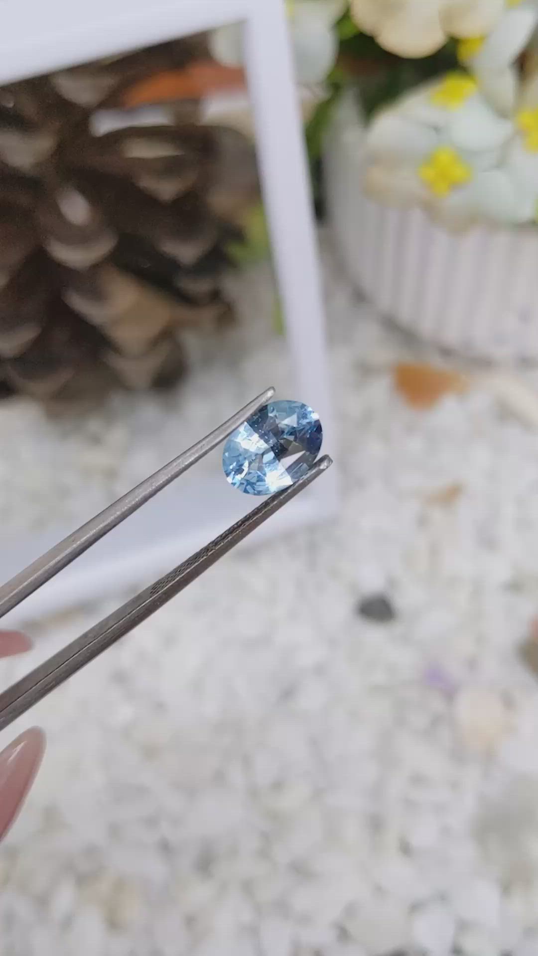 1.98 Ct. Topaz from Ceylon (Sri Lanka) Size Video